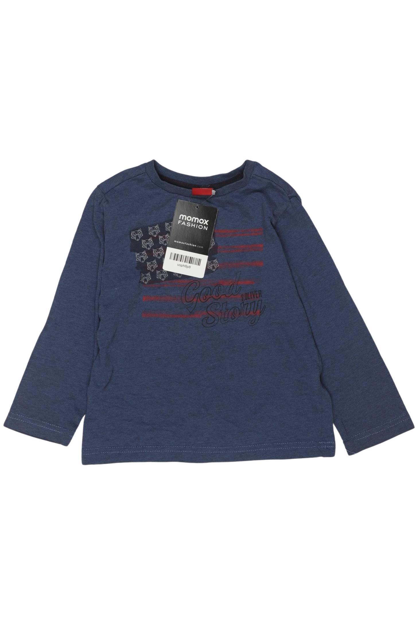 

s.Oliver Jungen Langarmshirt, marineblau, Gr. 92