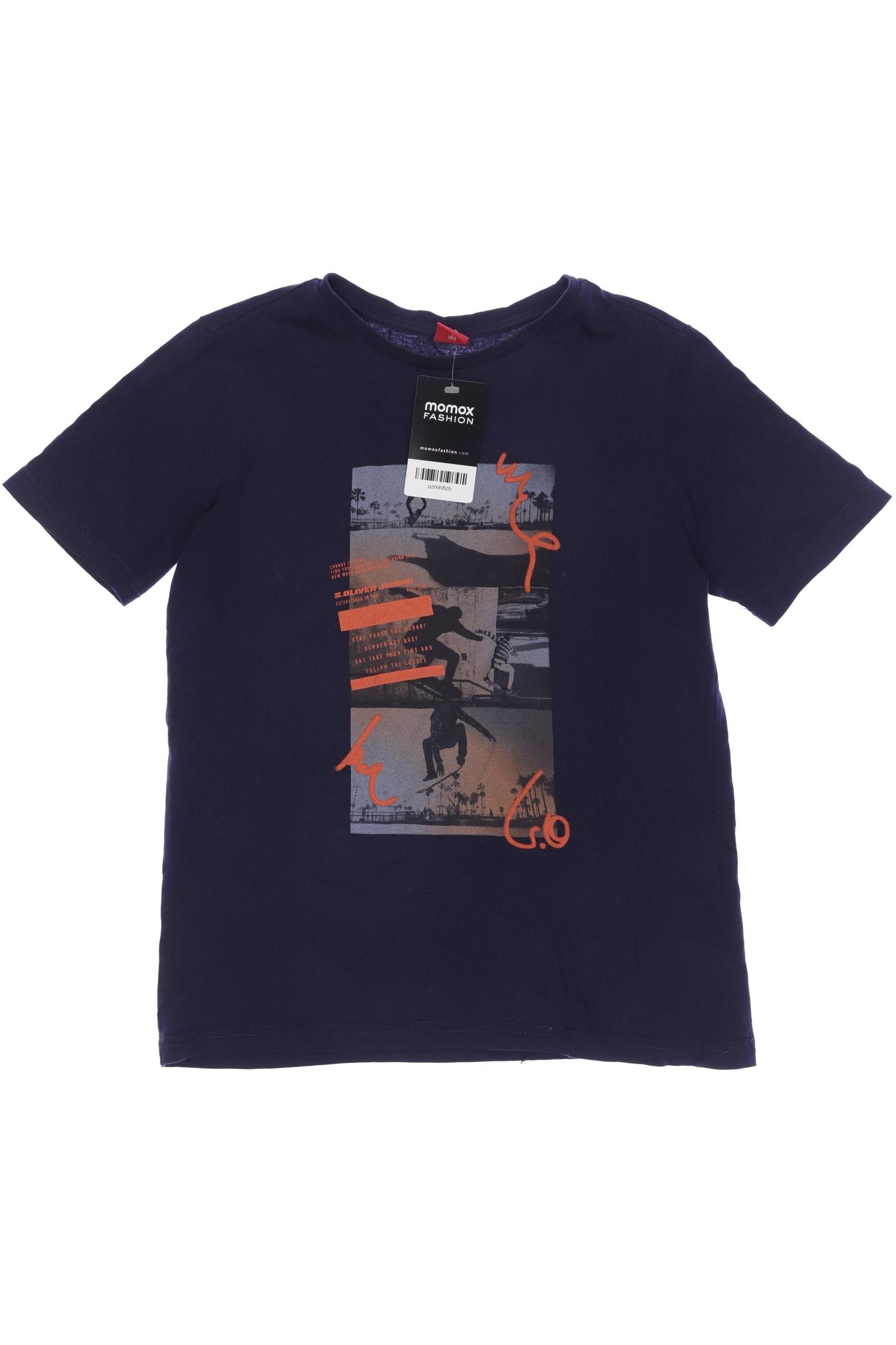 

s.Oliver Herren T-Shirt, marineblau, Gr. 140