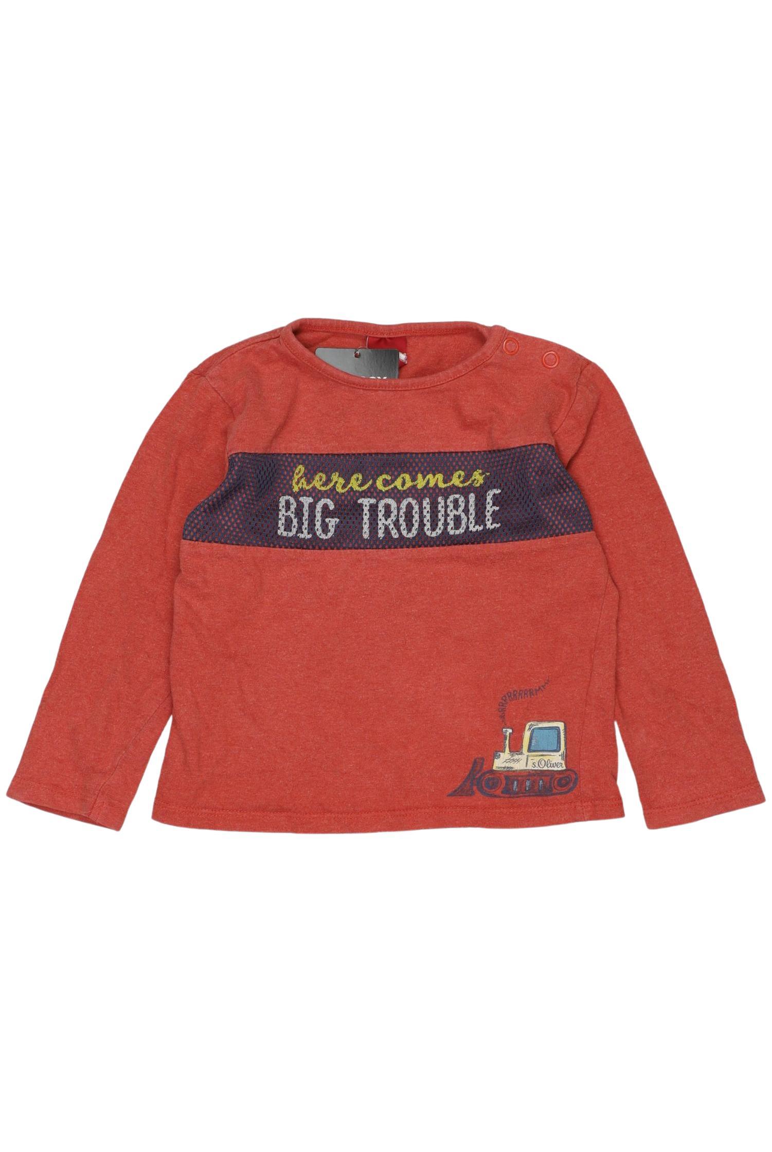 

s.Oliver Jungen Langarmshirt, rot, Gr. 98