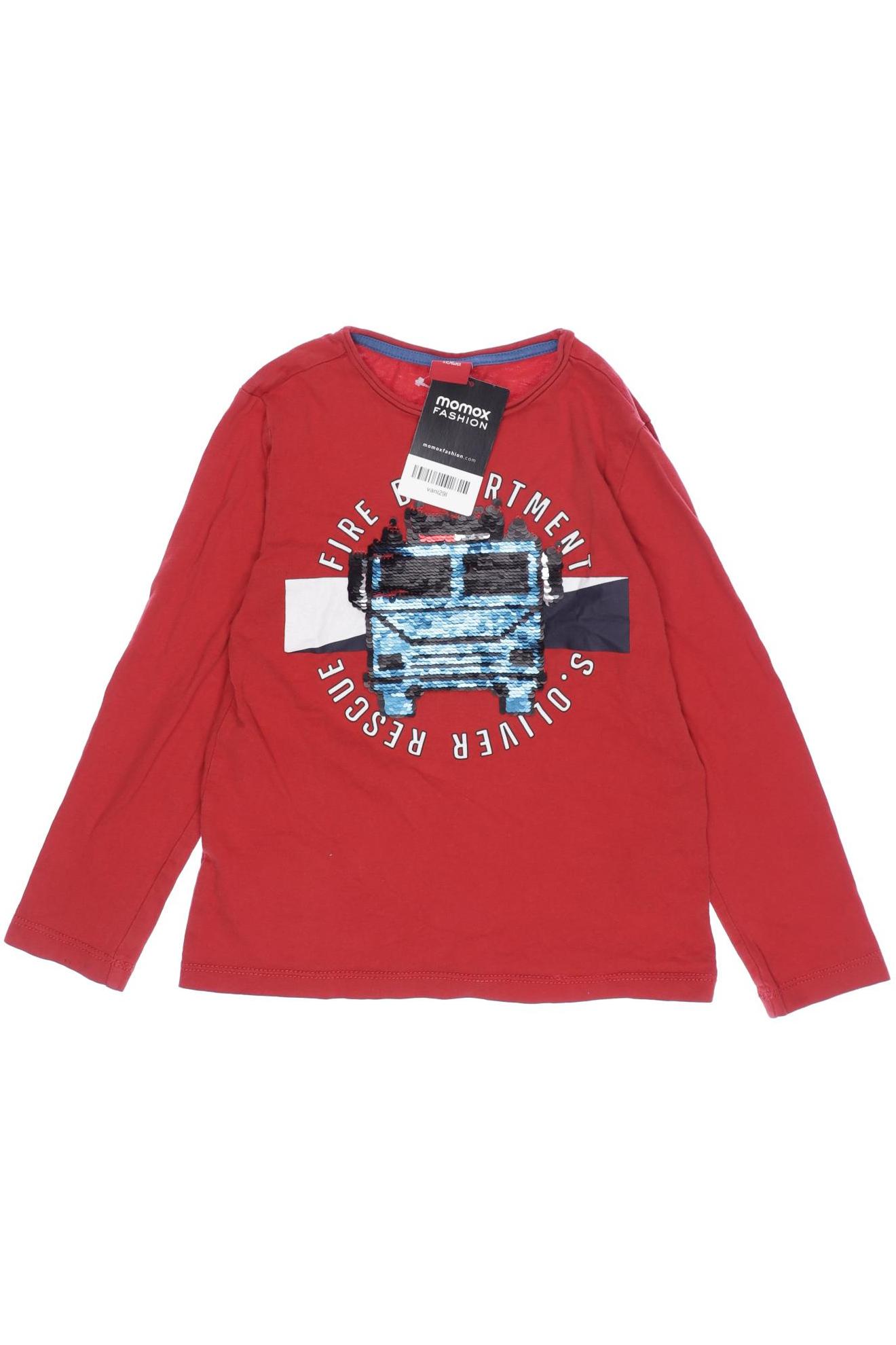

s.Oliver Herren Langarmshirt, rot, Gr. 116