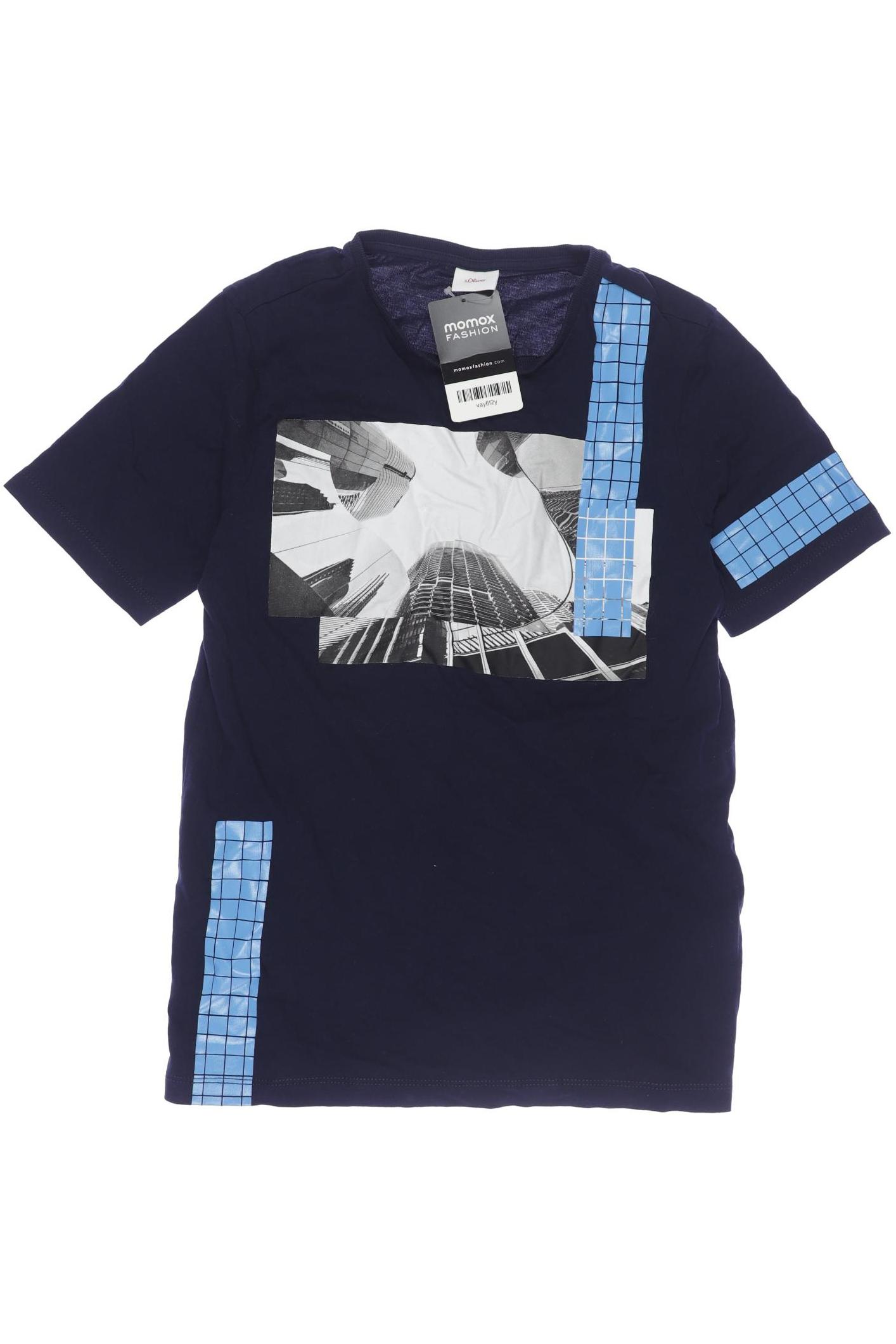 

s.Oliver Herren T-Shirt, marineblau, Gr. 152