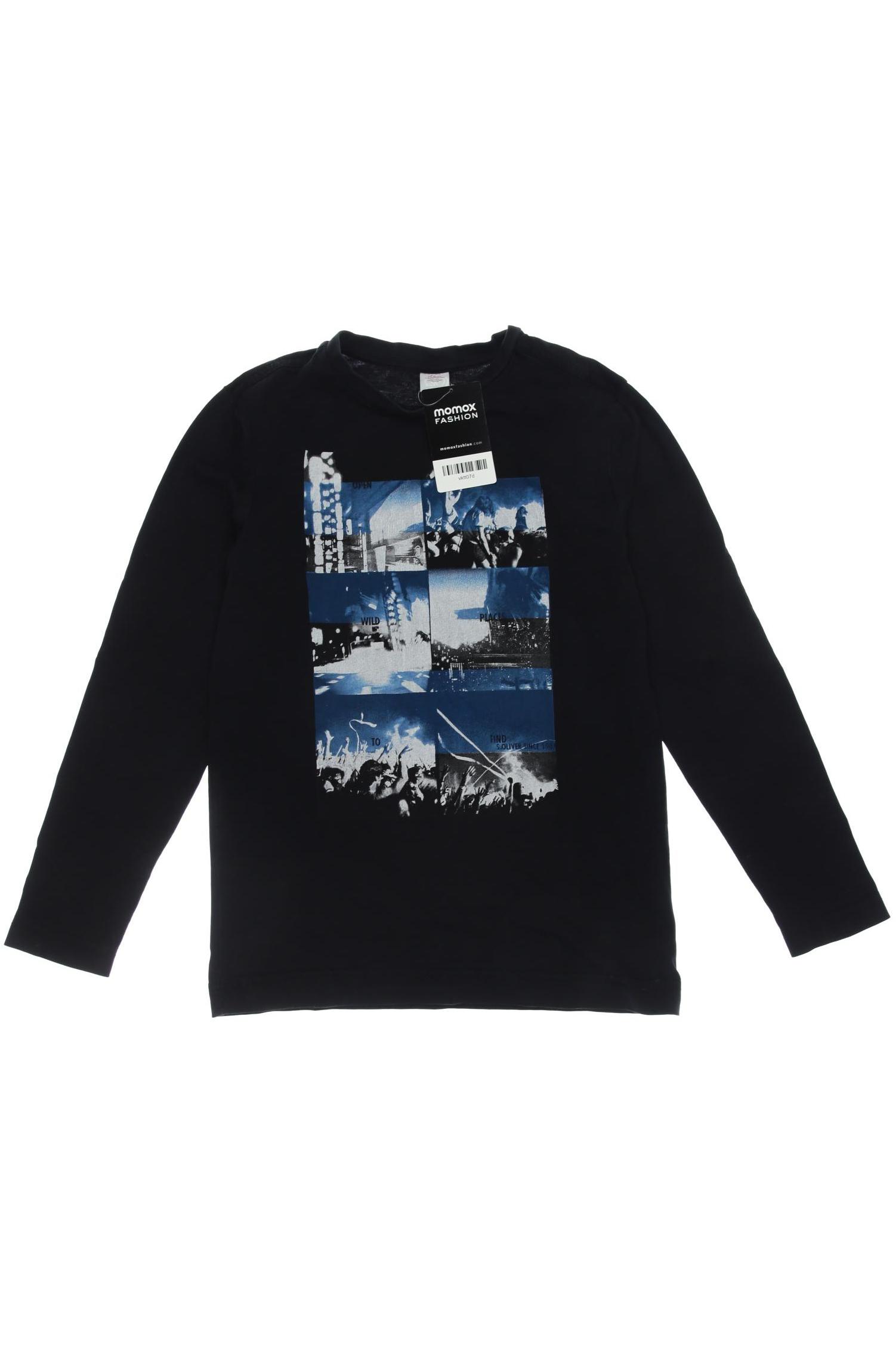 

s.Oliver Herren Langarmshirt, schwarz, Gr. 140