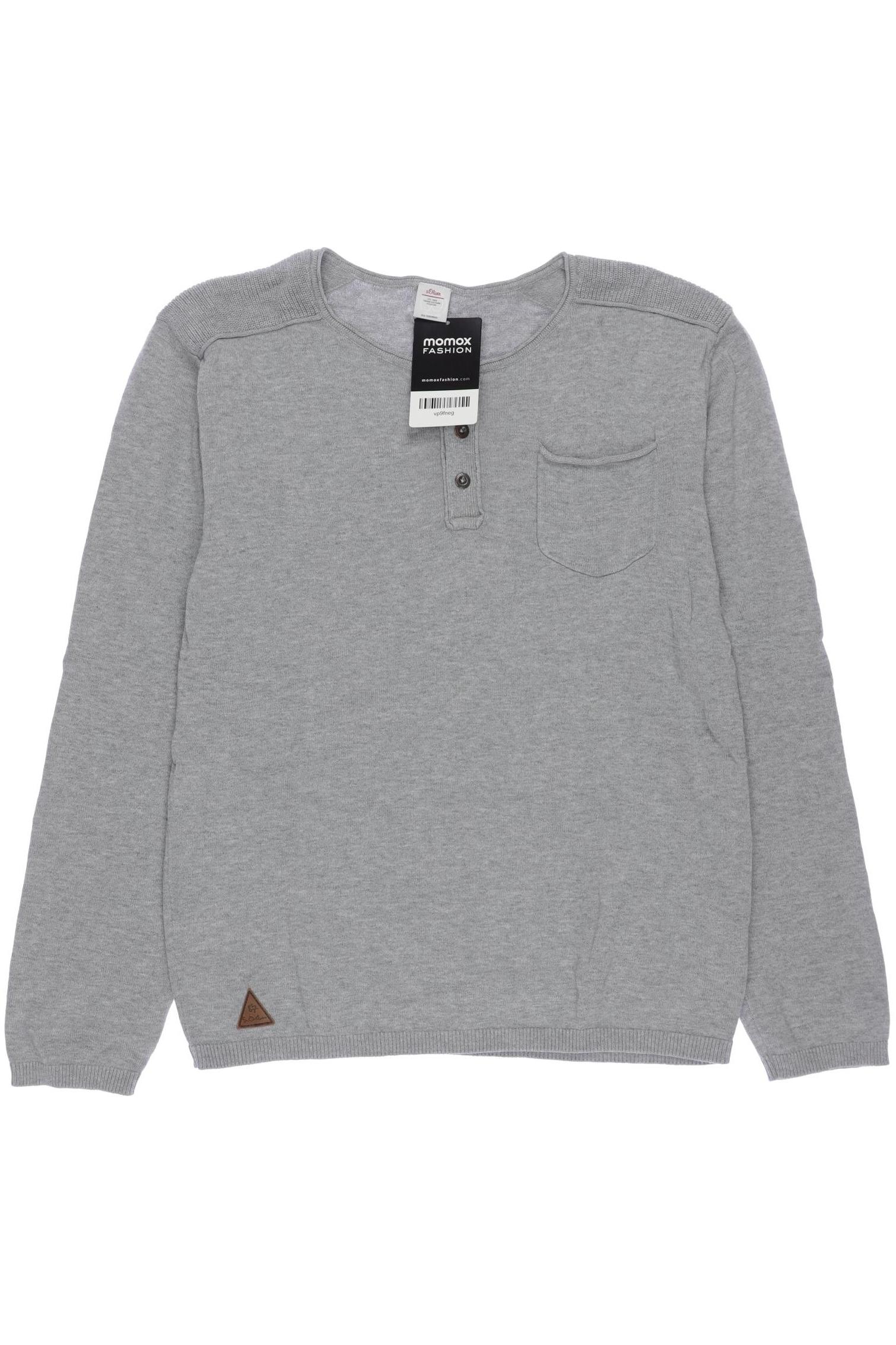 

s.Oliver Herren Pullover, grau, Gr. 164