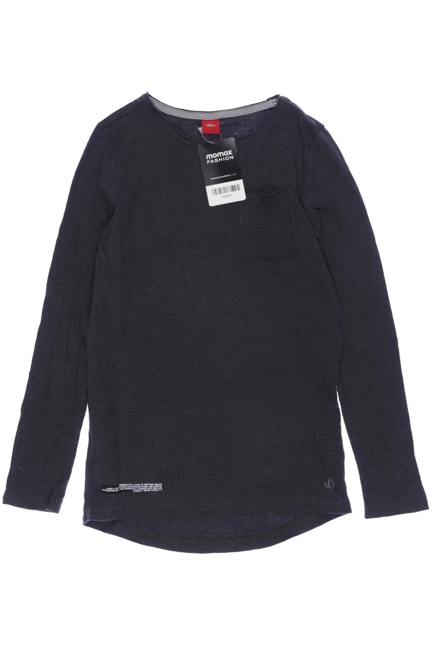 

s.Oliver Herren Langarmshirt, grau, Gr. 140