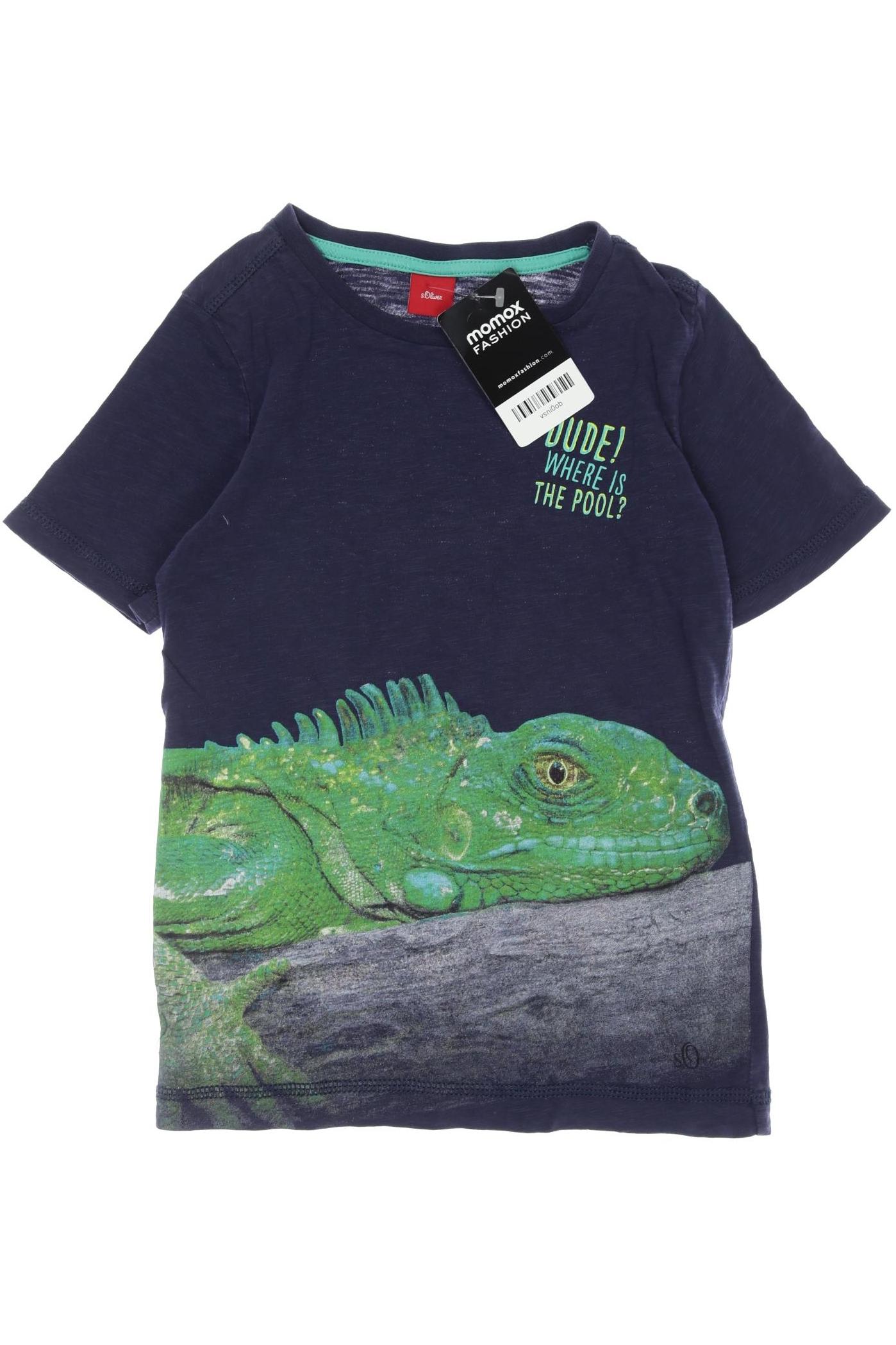 

s.Oliver Herren T-Shirt, marineblau, Gr. 128