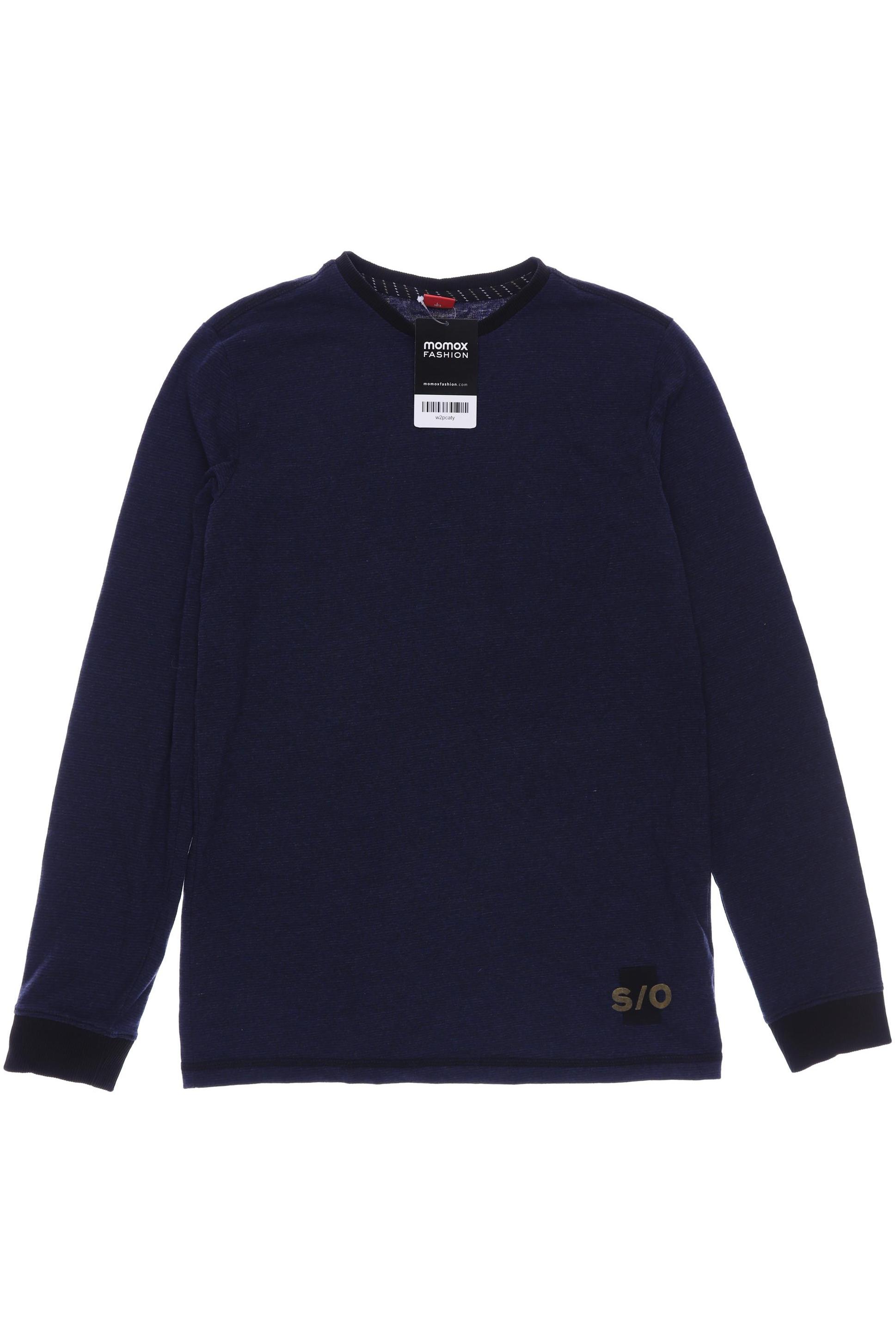 

s.Oliver Jungen Langarmshirt, marineblau