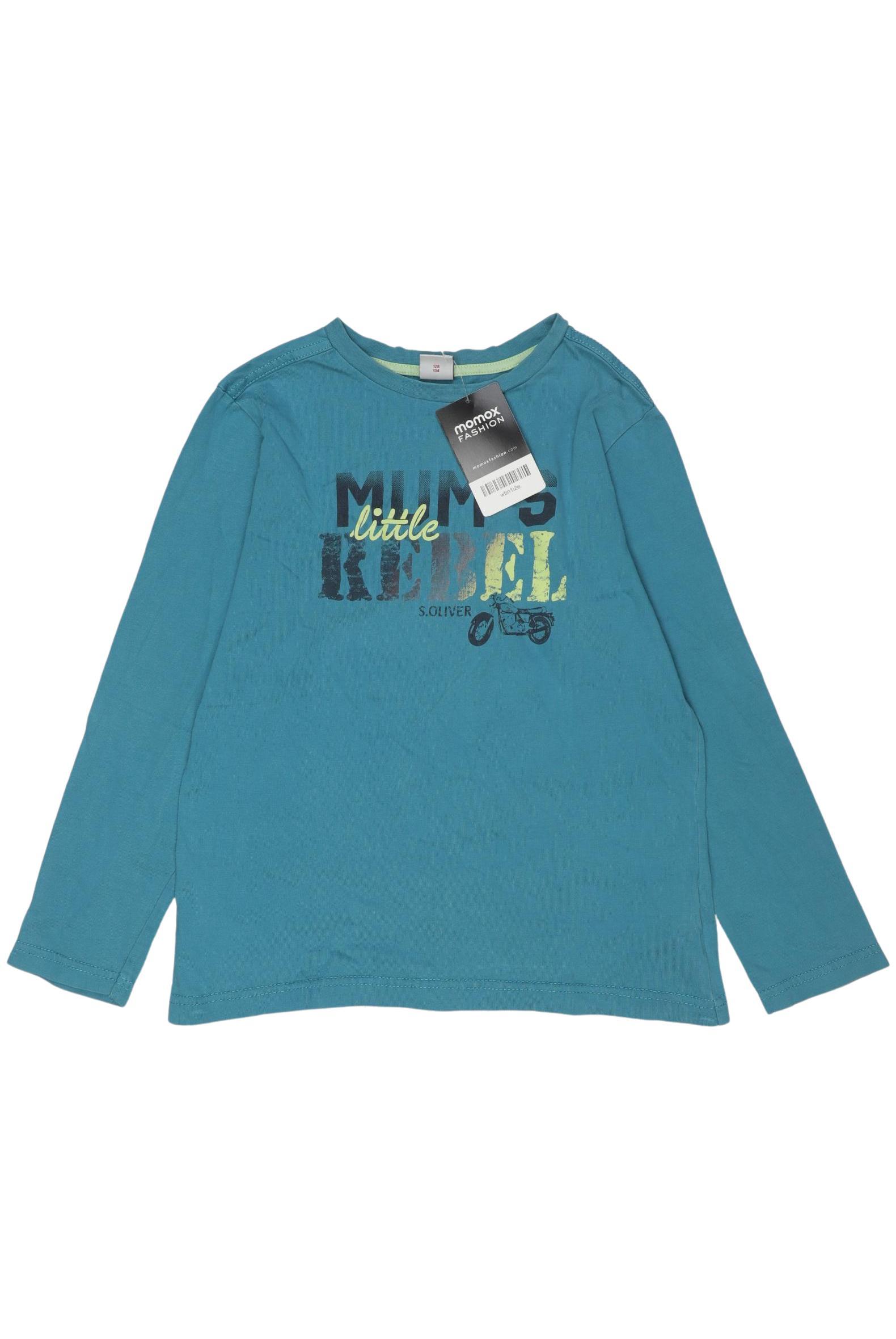 

s.Oliver Jungen Langarmshirt, türkis, Gr. 128