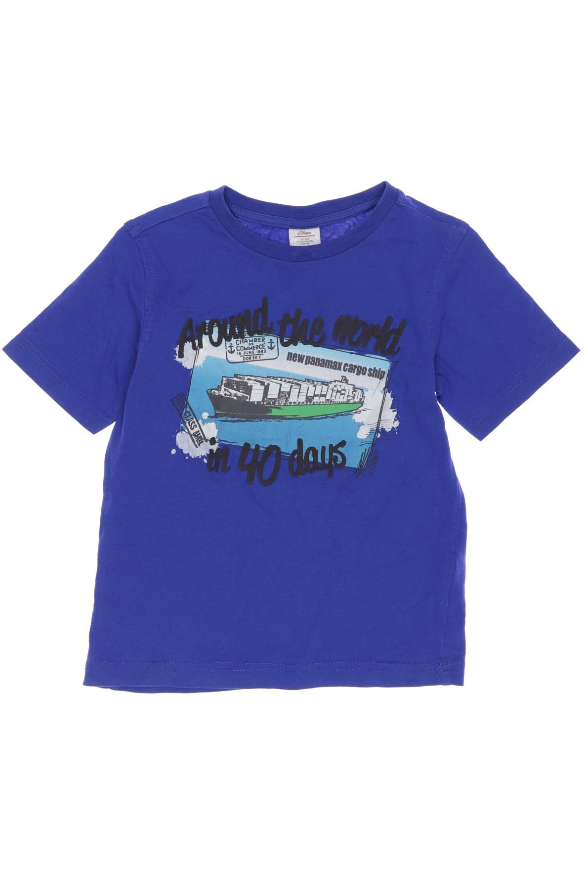 

s.Oliver Herren T-Shirt, blau, Gr. 92