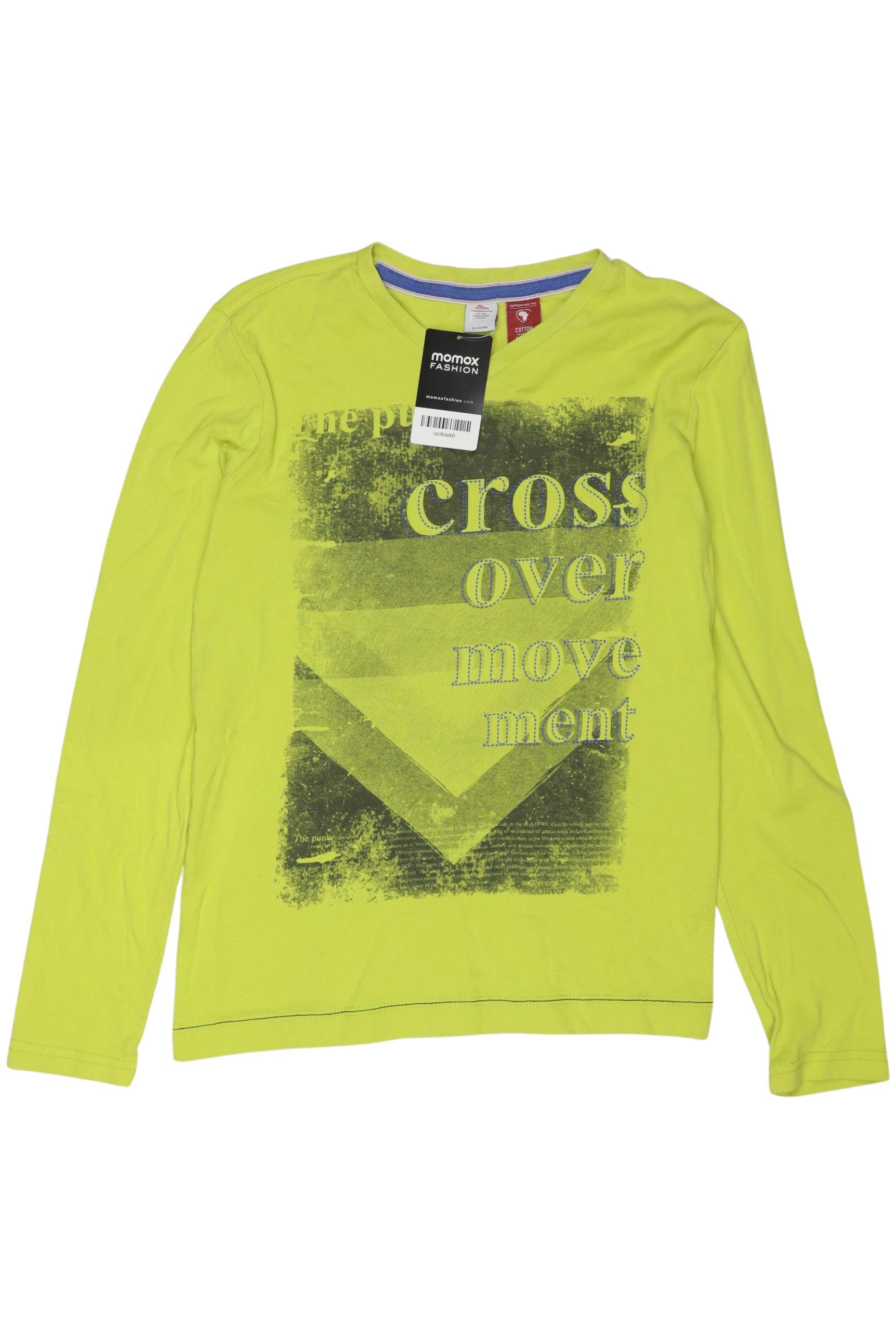 

s.Oliver Jungen Langarmshirt, hellgrün, Gr. 164