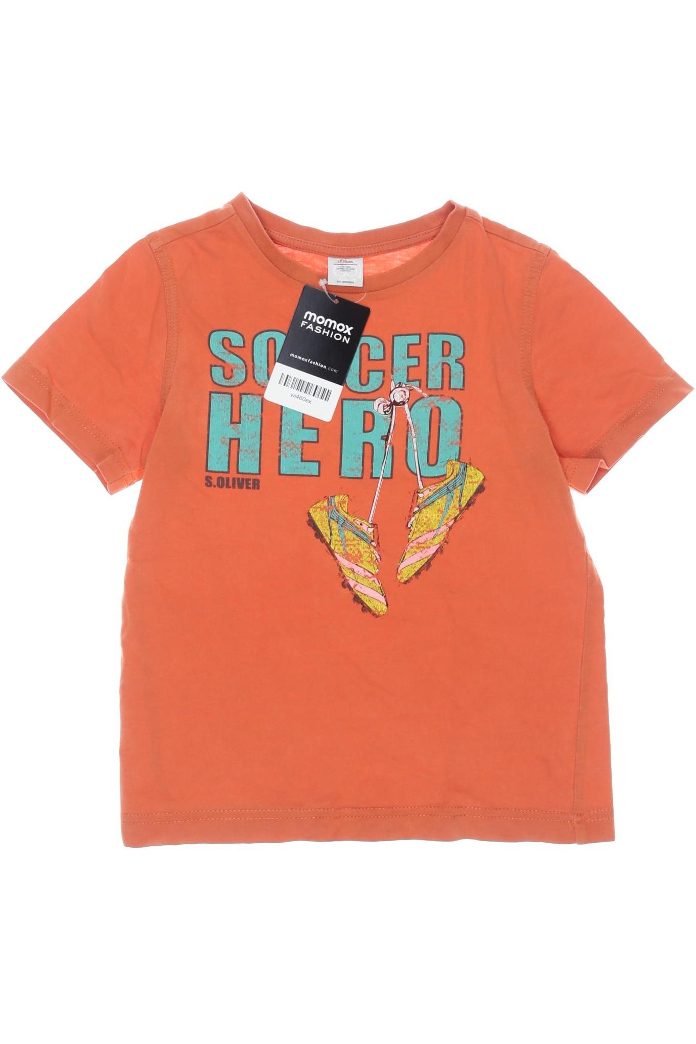 

s.Oliver Herren T-Shirt, orange, Gr. 116