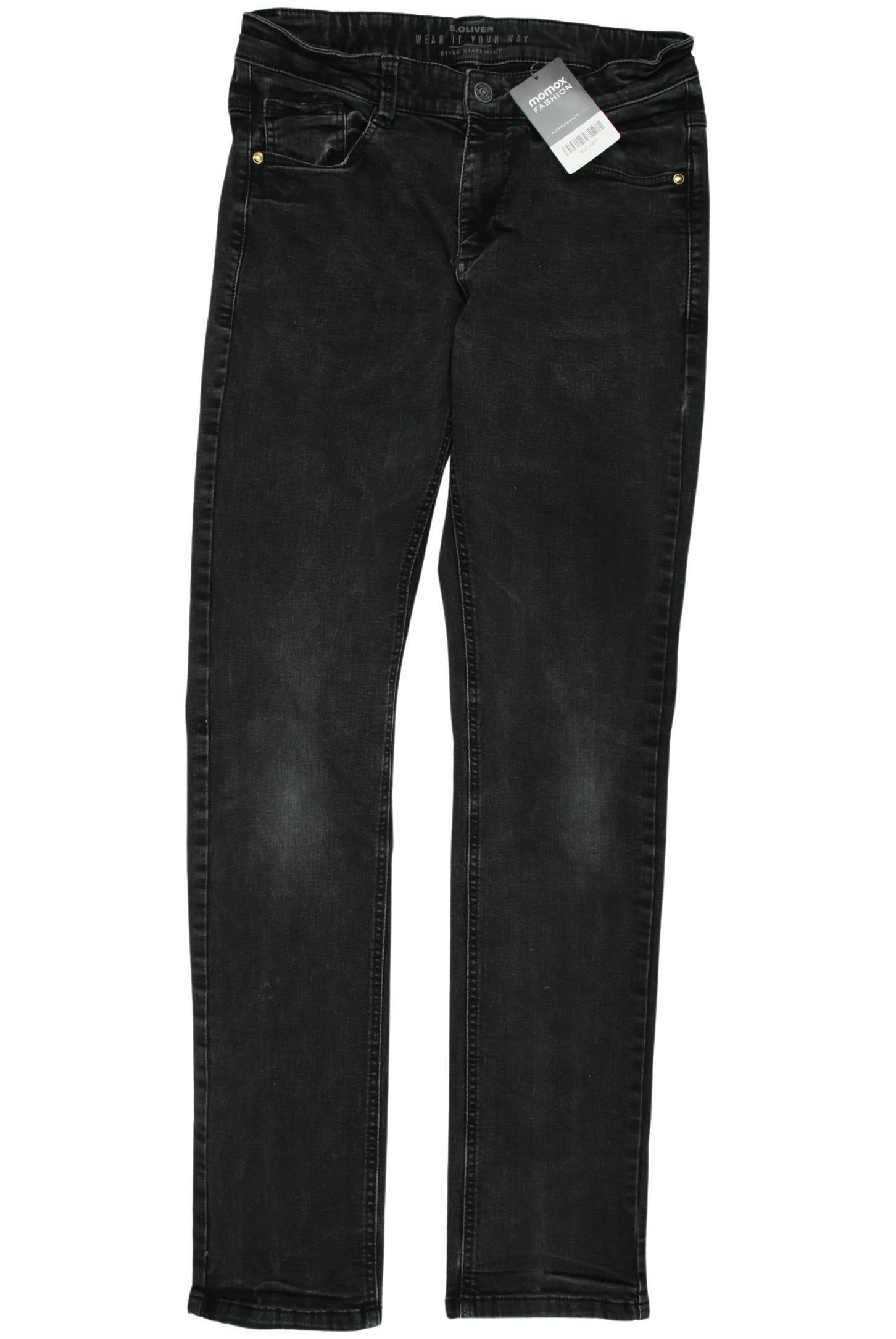 

s.Oliver Herren Jeans, schwarz, Gr. 176