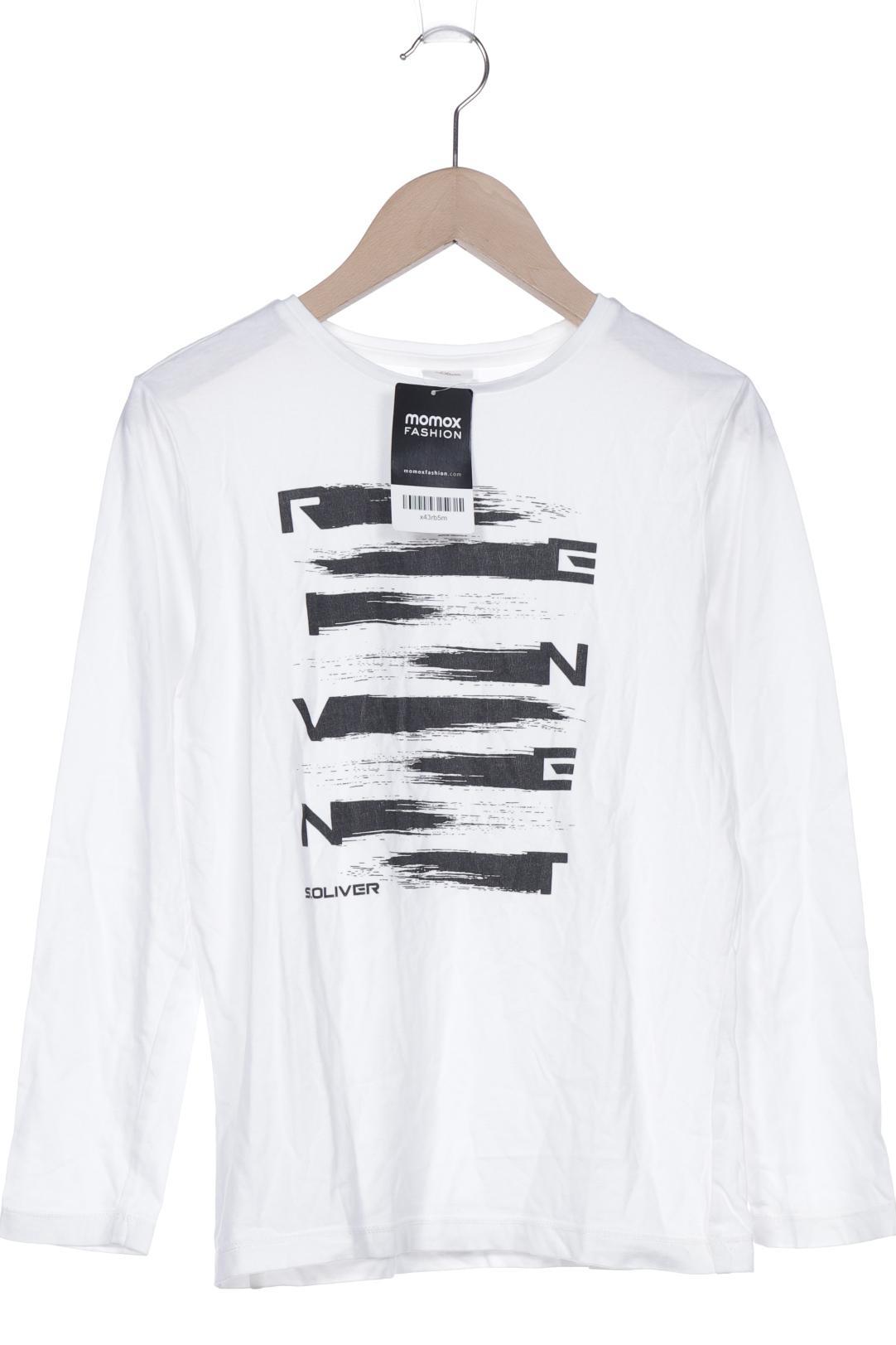 

s.Oliver Herren Langarmshirt, weiß, Gr. 152