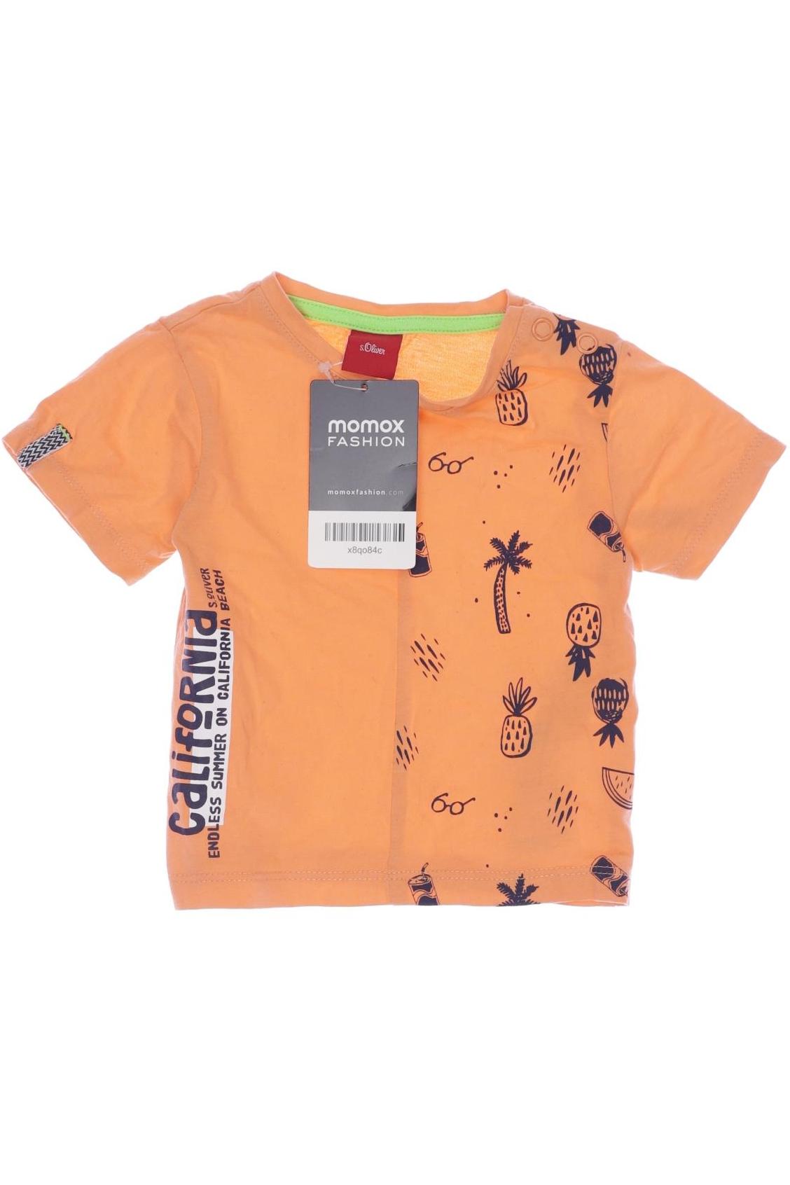 

s.Oliver Herren T-Shirt, orange, Gr. 62