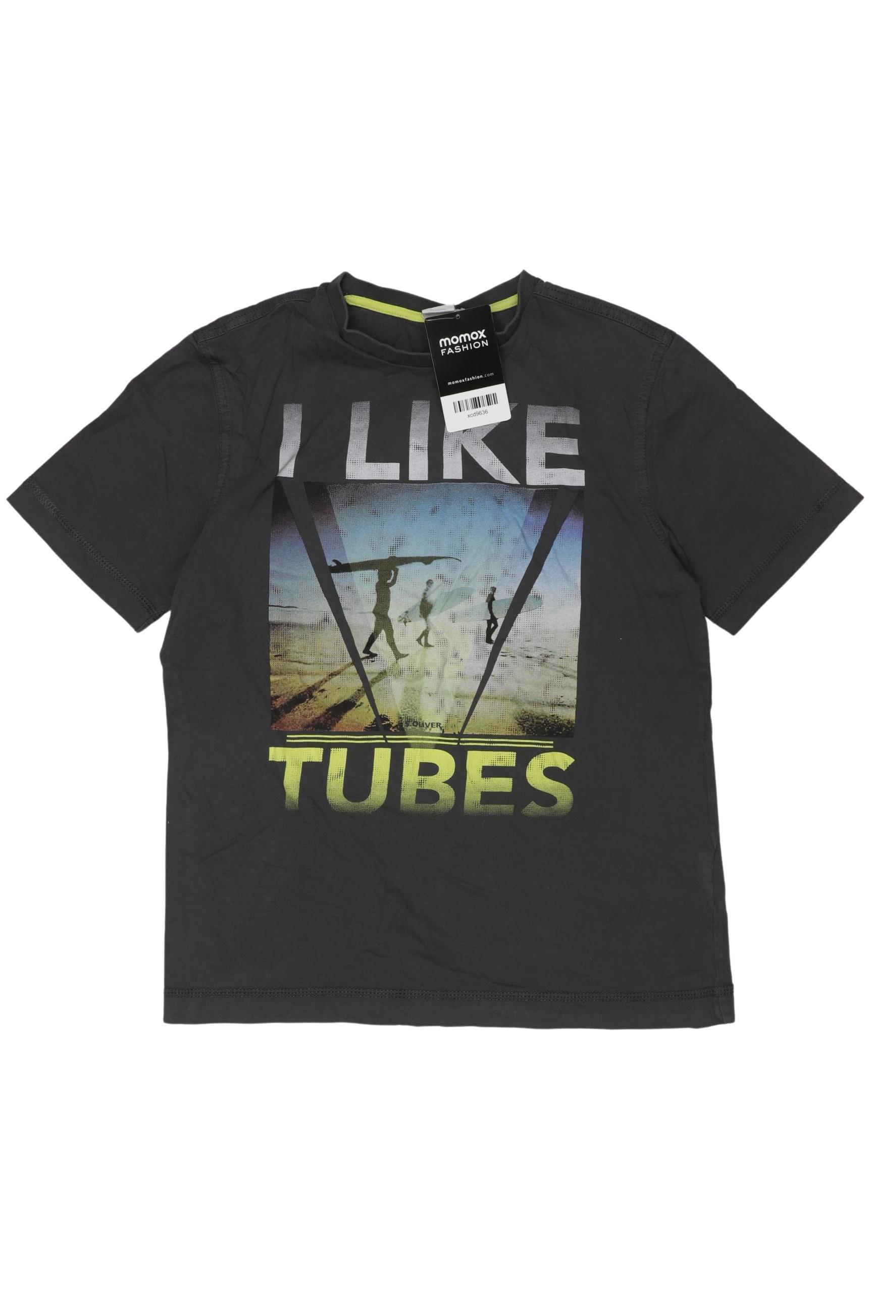 

s.Oliver Jungen T-Shirt, grau, Gr. 152