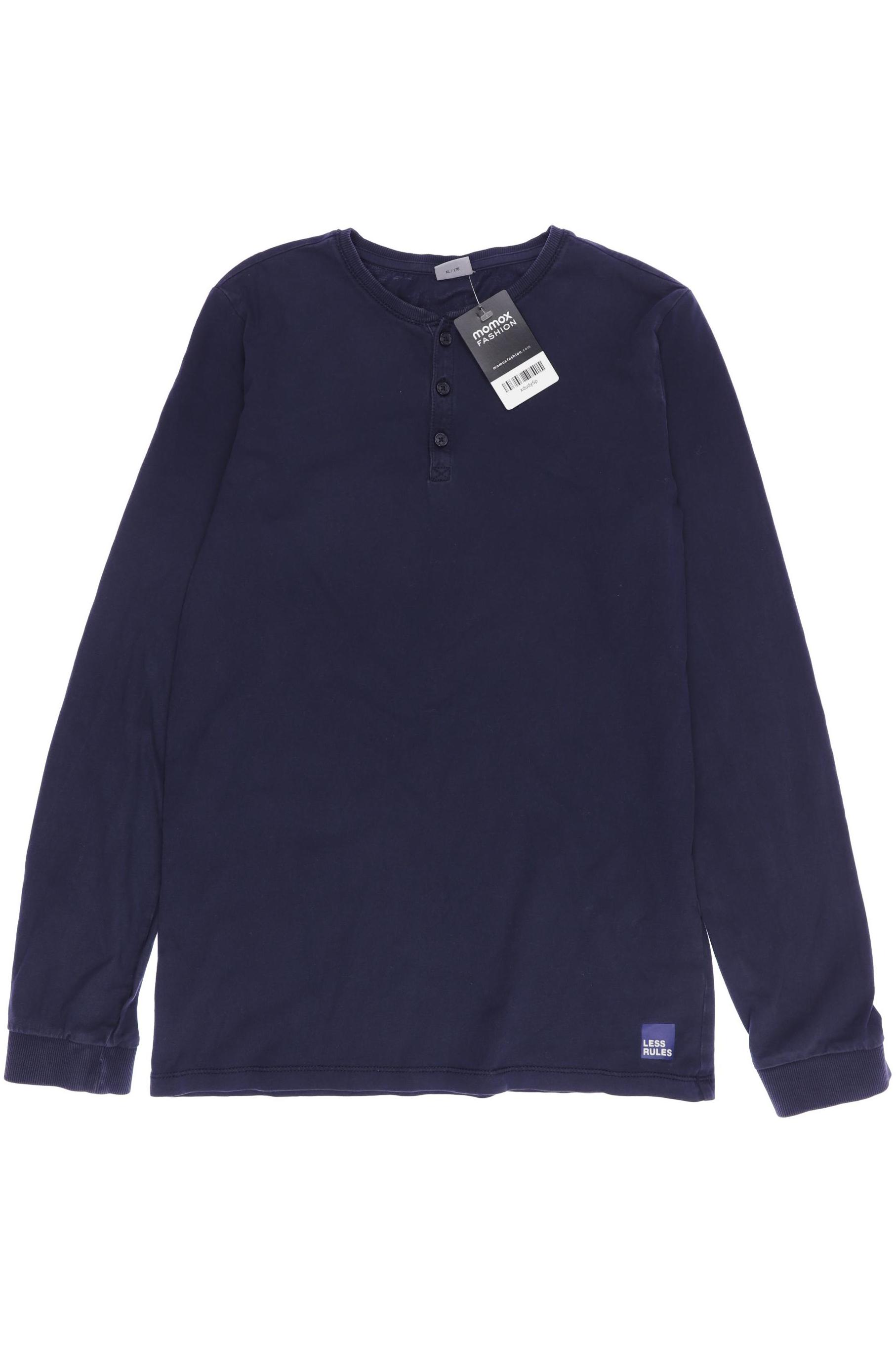 

s.Oliver Herren Langarmshirt, marineblau, Gr. 170