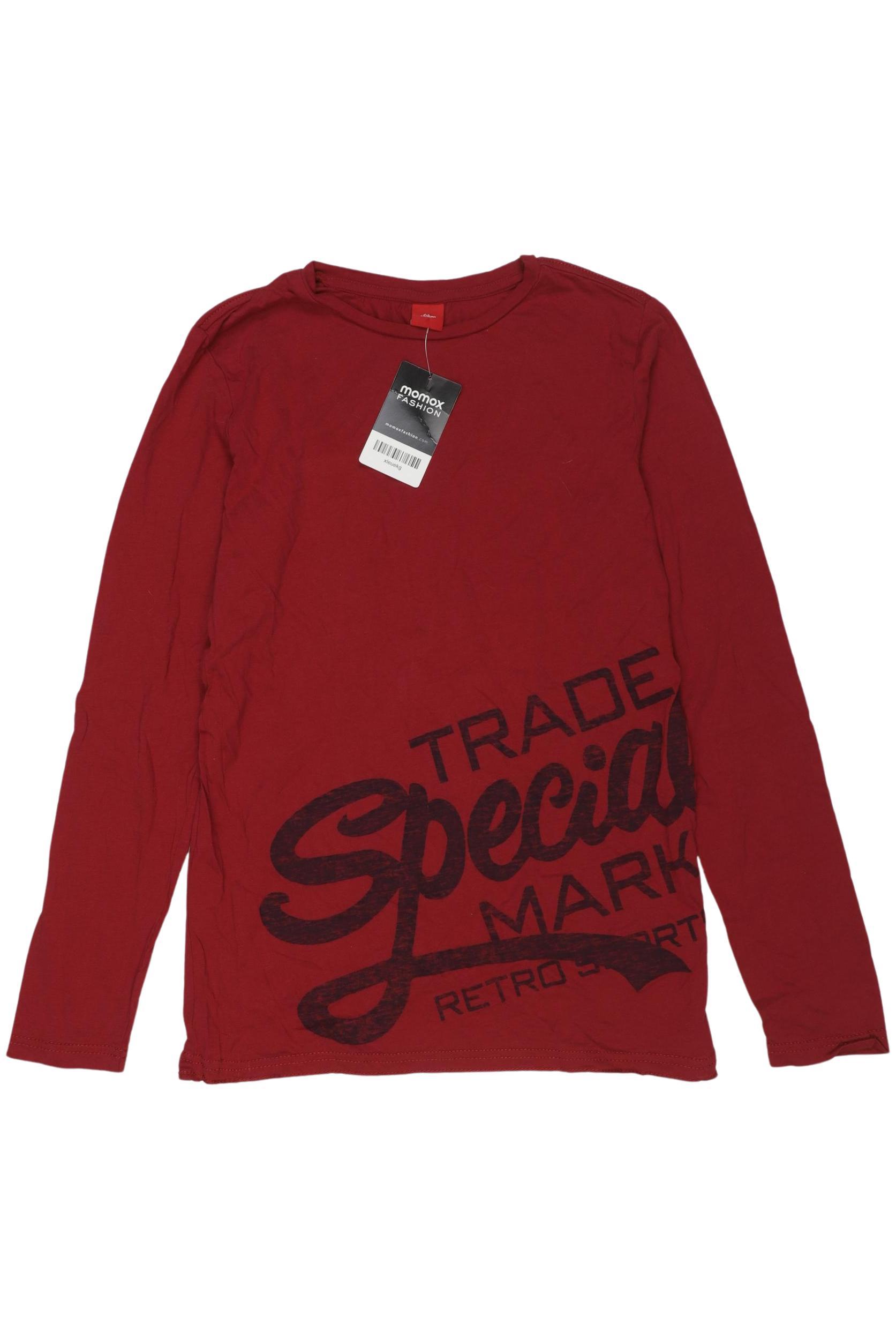 

s.Oliver Herren Langarmshirt, rot, Gr. 164