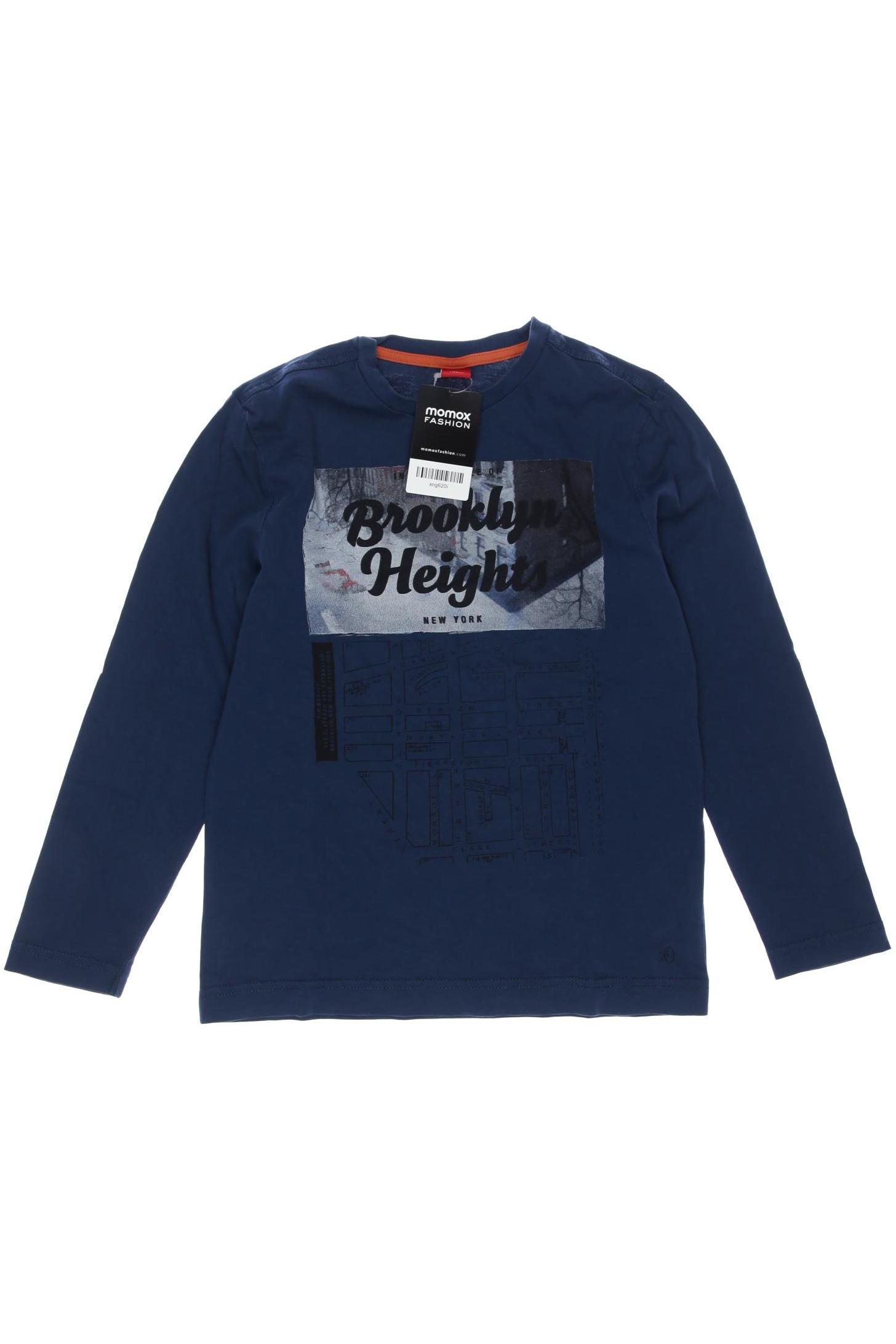

s.Oliver Herren Langarmshirt, blau, Gr. 140