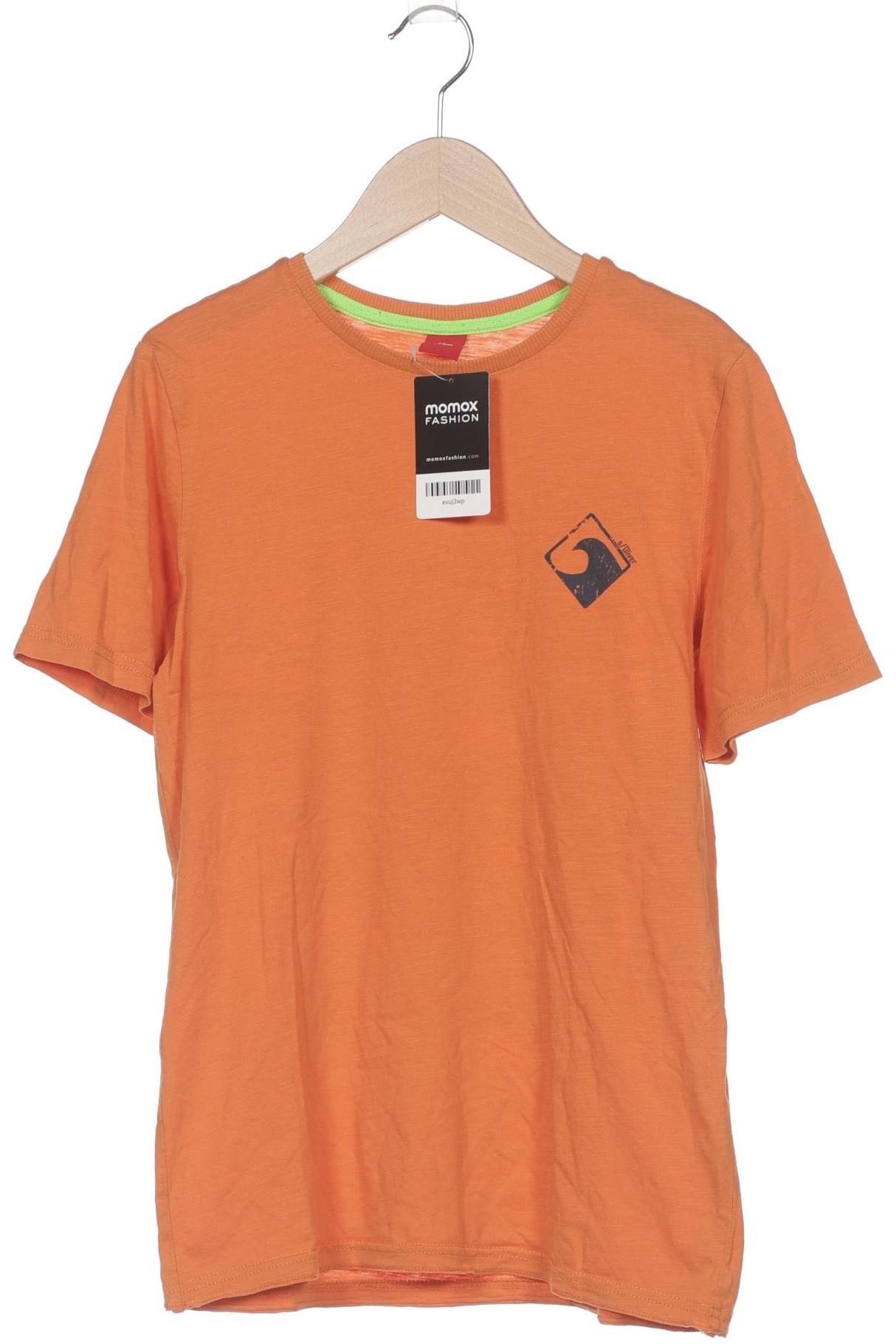 

s.Oliver Herren T-Shirt, orange, Gr. 164