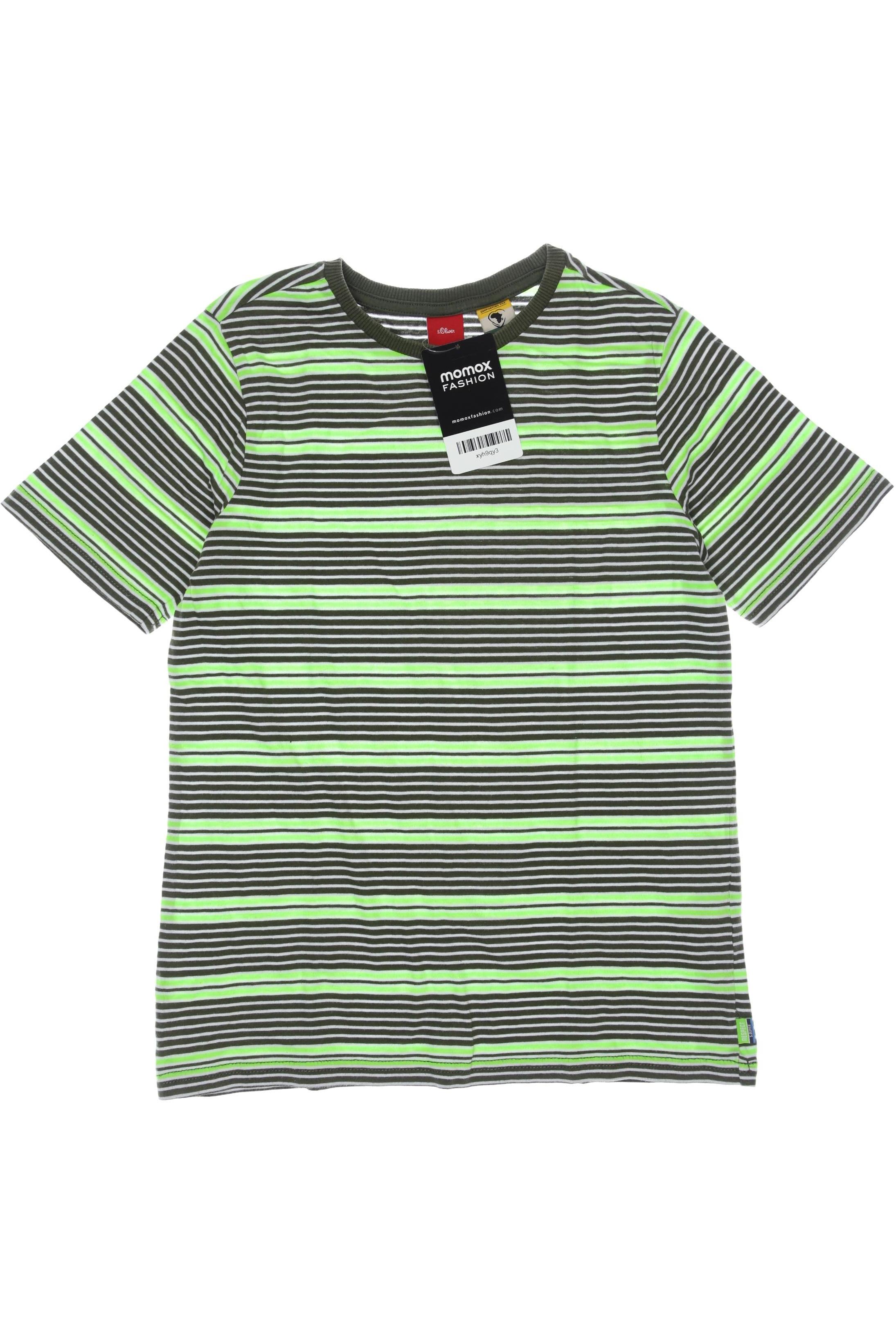 

s.Oliver Herren T-Shirt, grün, Gr. 140