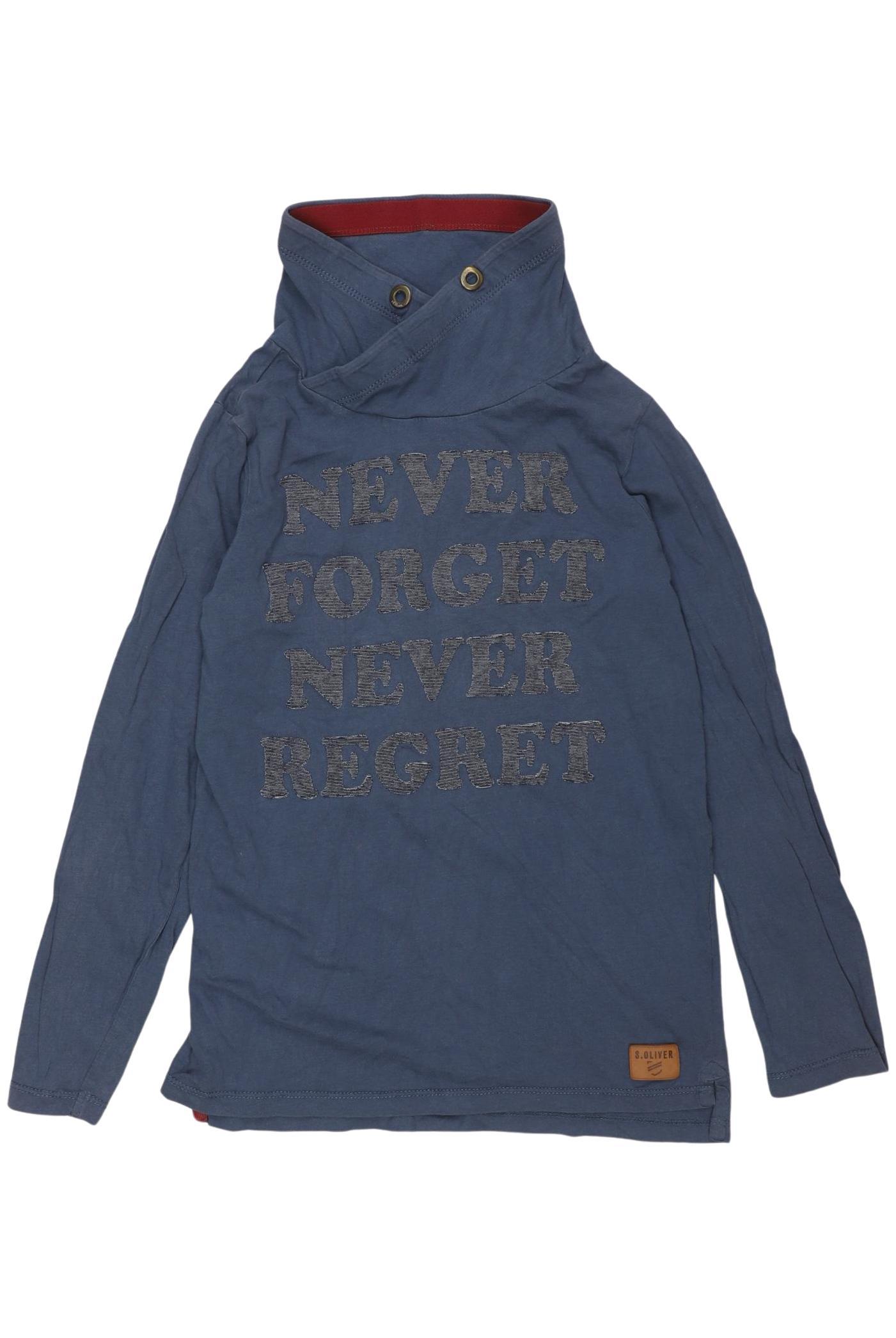 

s.Oliver Jungen Langarmshirt, blau, Gr. 140