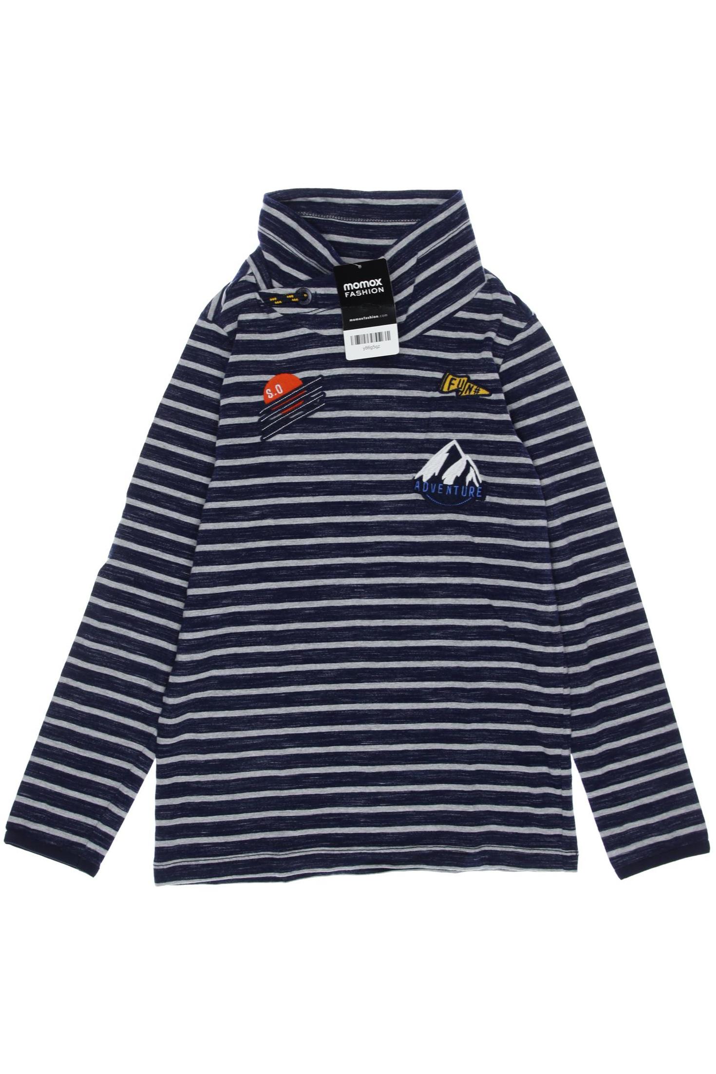 

s.Oliver Herren Langarmshirt, marineblau, Gr. 140