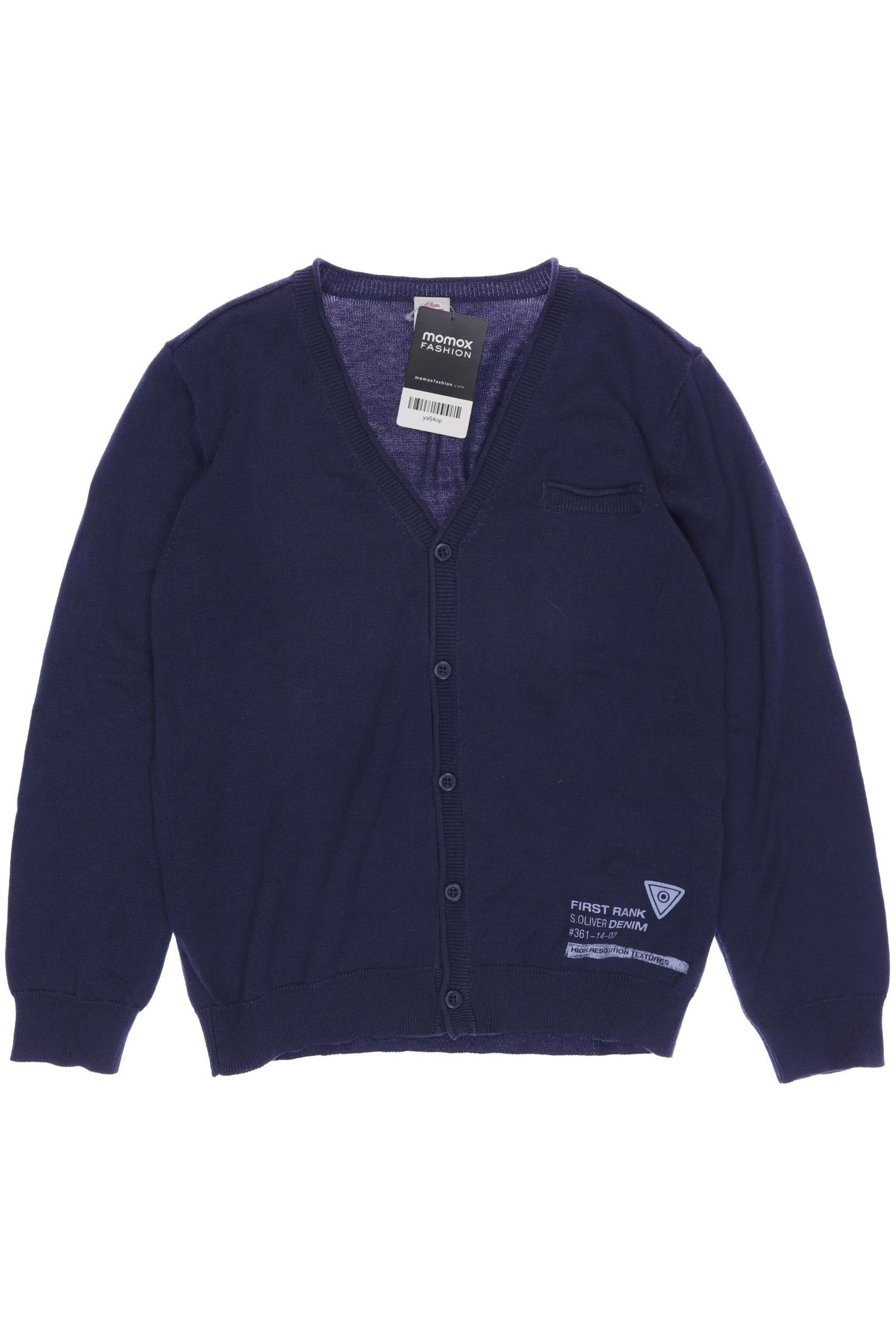 

s.Oliver Herren Strickjacke, marineblau, Gr. 152