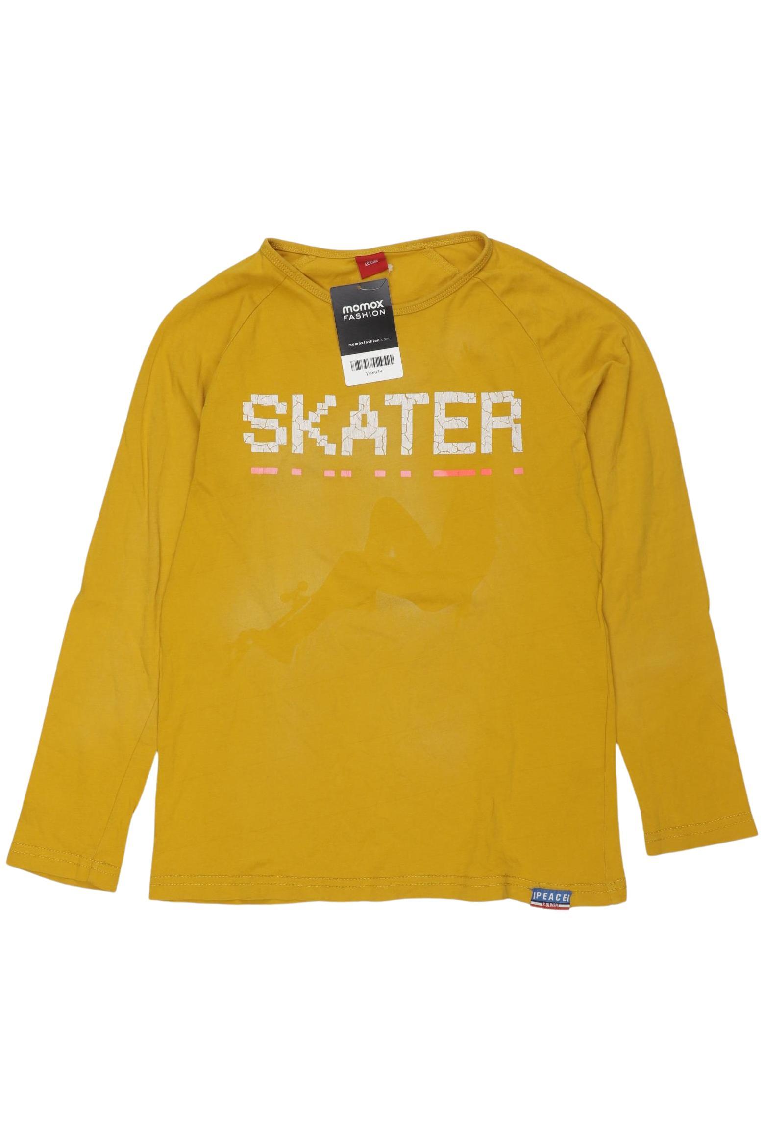 

s.Oliver Jungen Langarmshirt, gelb, Gr. 140