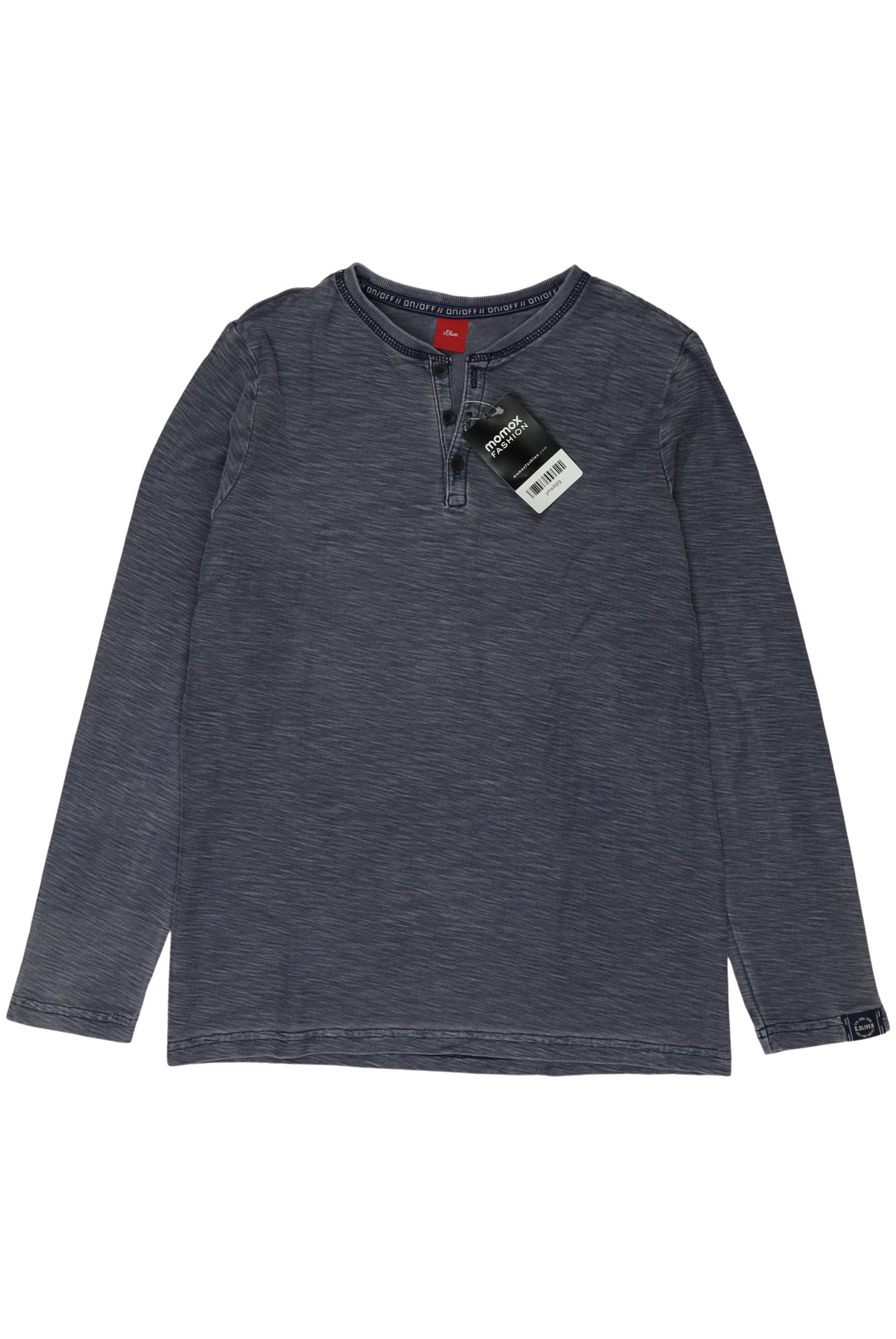 

s.Oliver Jungen Langarmshirt, marineblau, Gr. 152