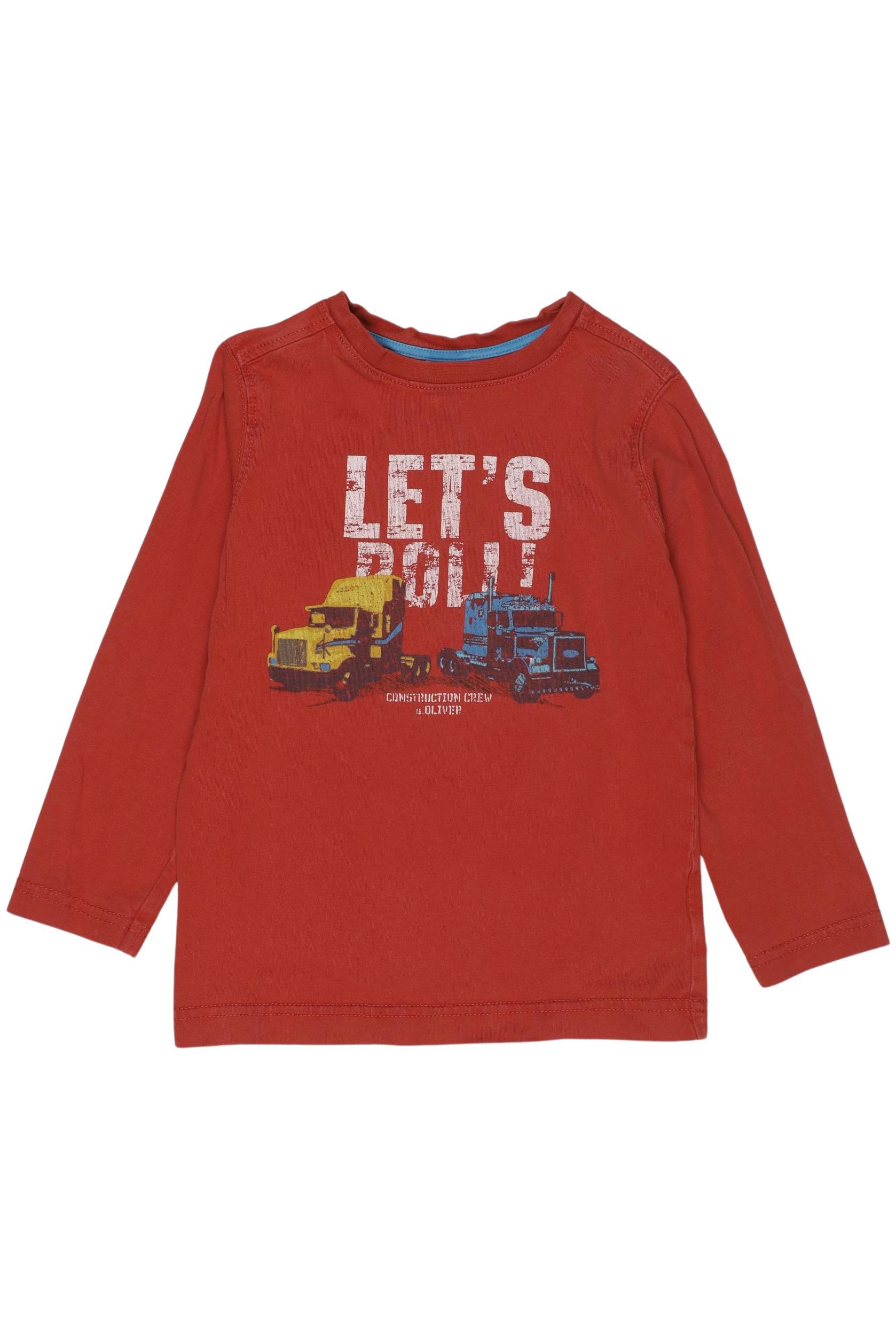 

s.Oliver Jungen Langarmshirt, rot, Gr. 104
