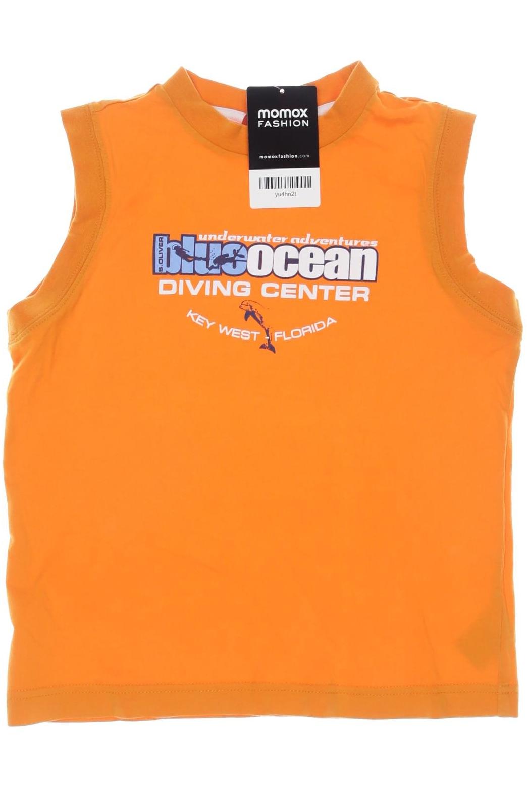 

s.Oliver Herren T-Shirt, orange, Gr. 116