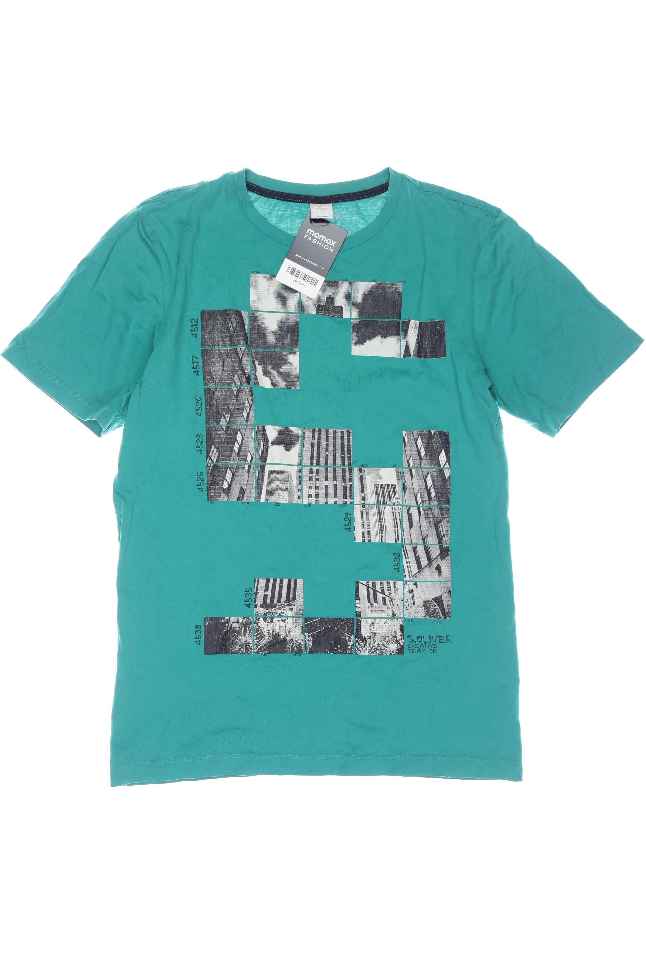 

s.Oliver Herren T-Shirt, grün, Gr. 176