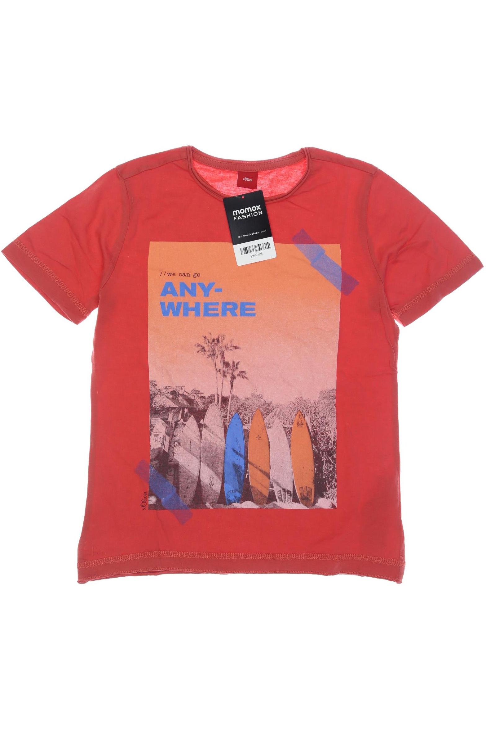 

s.Oliver Jungen T-Shirt, rot, Gr. 140