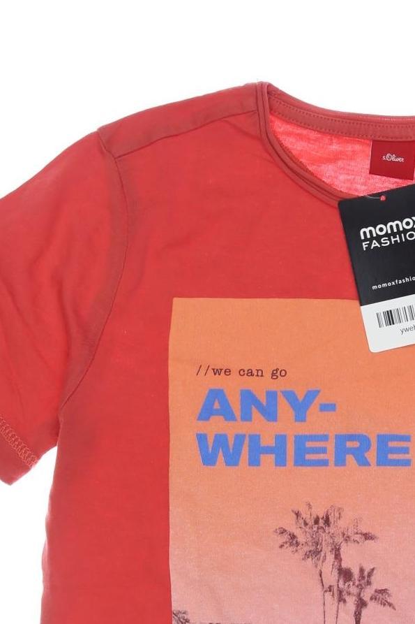 Thumbnail - s.Oliver Jungen T-Shirt, rot, Gr. 140