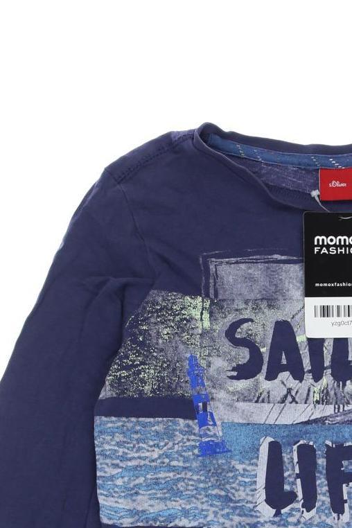 Thumbnail - s.Oliver Herren Langarmshirt, marineblau, Gr. 128