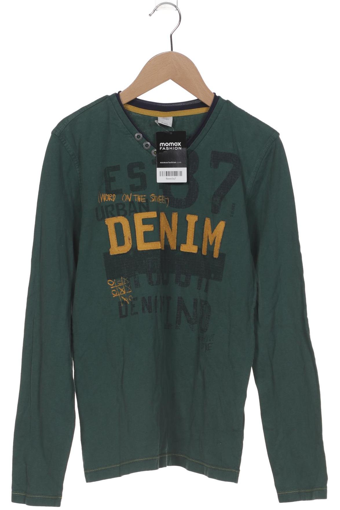 

s.Oliver Herren Langarmshirt, grün, Gr. 176