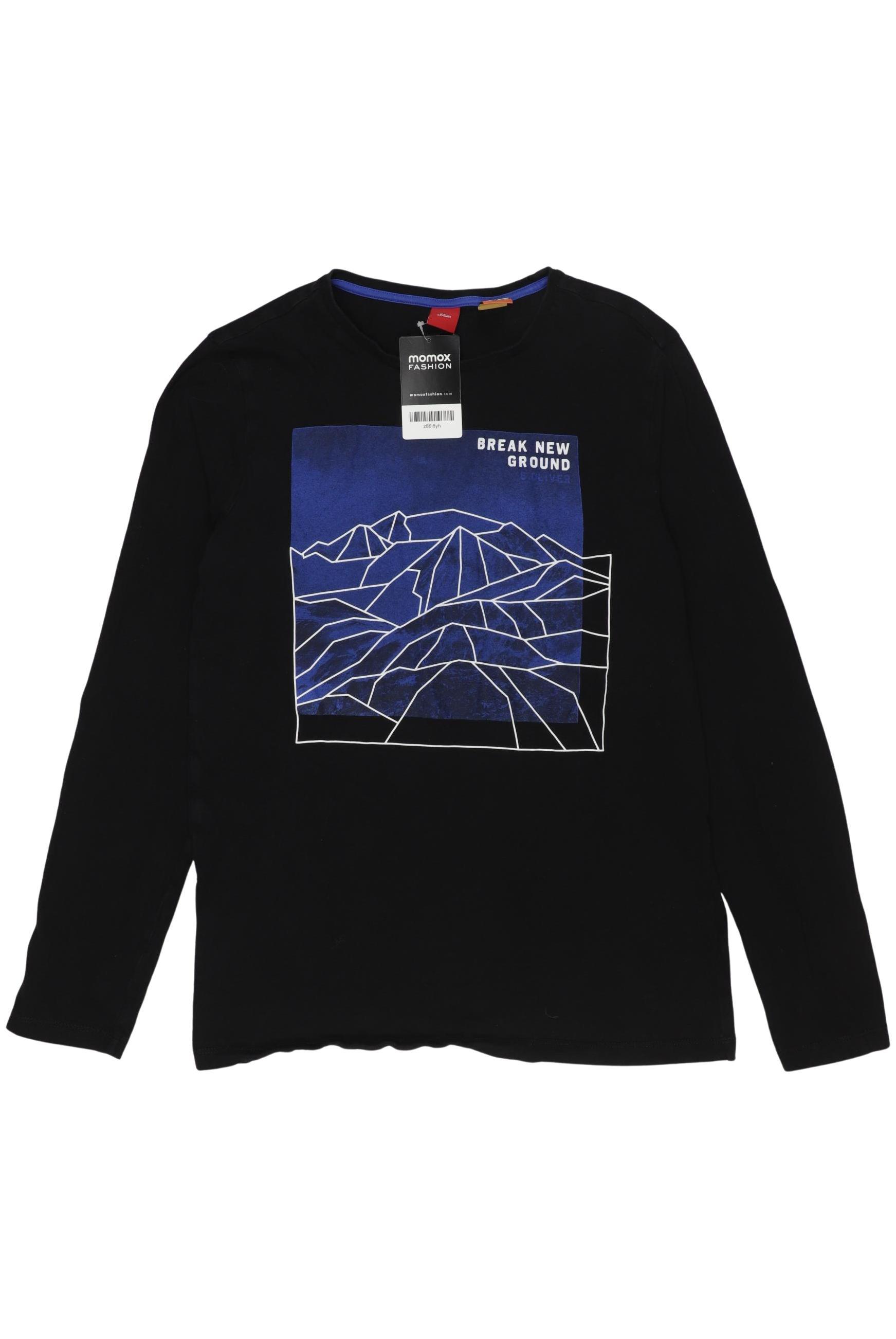 

s.Oliver Jungen Langarmshirt, schwarz, Gr. 176