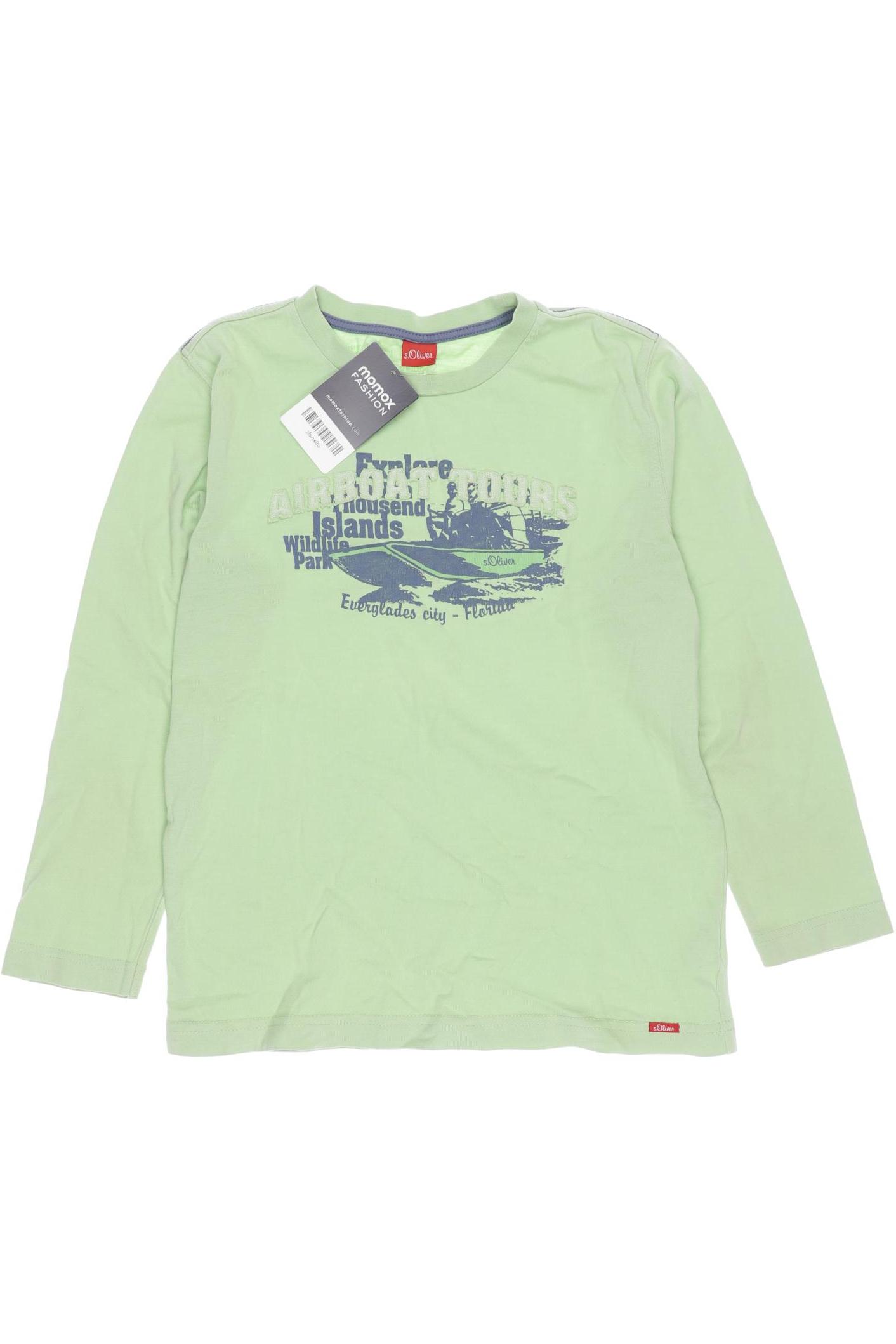 

s.Oliver Herren Langarmshirt, hellgrün, Gr. 128