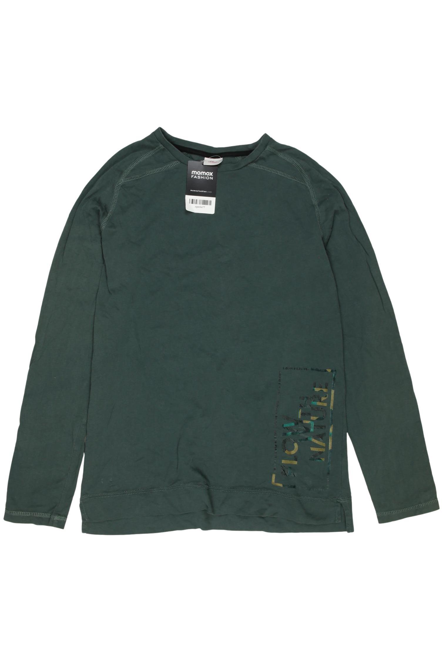 

s.Oliver Jungen Langarmshirt, grün, Gr. 176