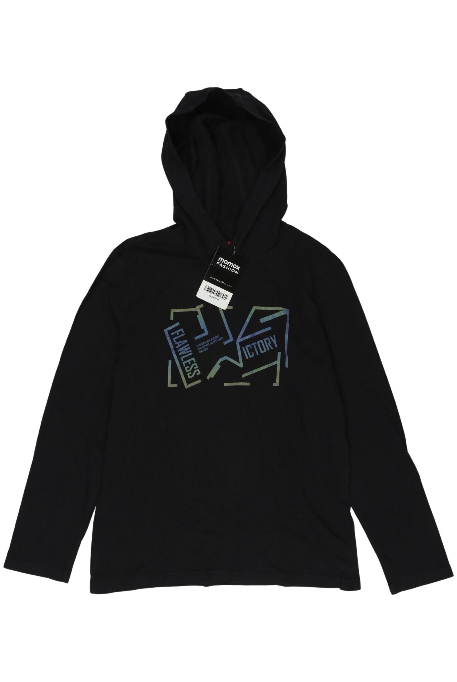 

s.Oliver Jungen Langarmshirt, schwarz, Gr. 152