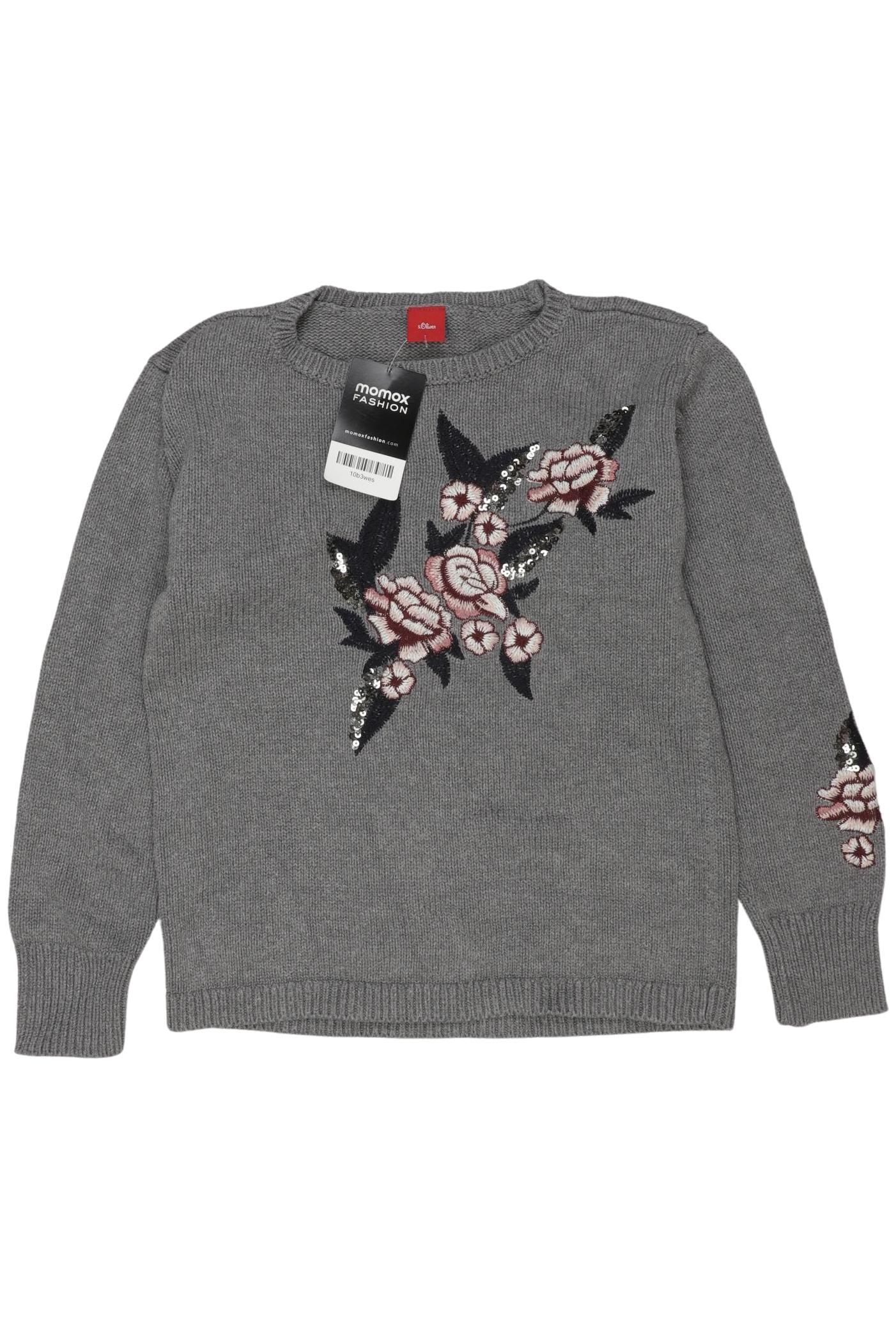 

s.Oliver Mädchen Pullover, grau, Gr. 152