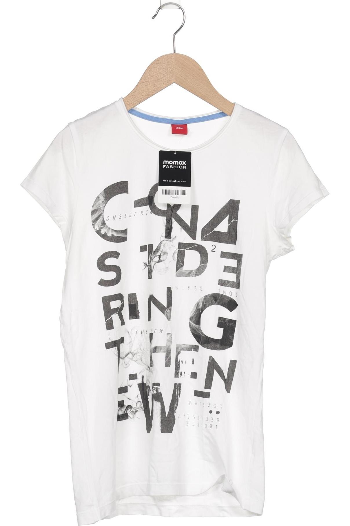 

s.Oliver Damen T-Shirt, weiß, Gr. 176