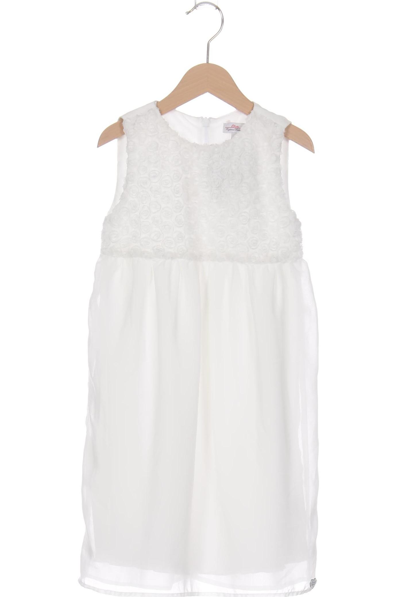 

s.Oliver Damen Kleid, weiß, Gr. 122