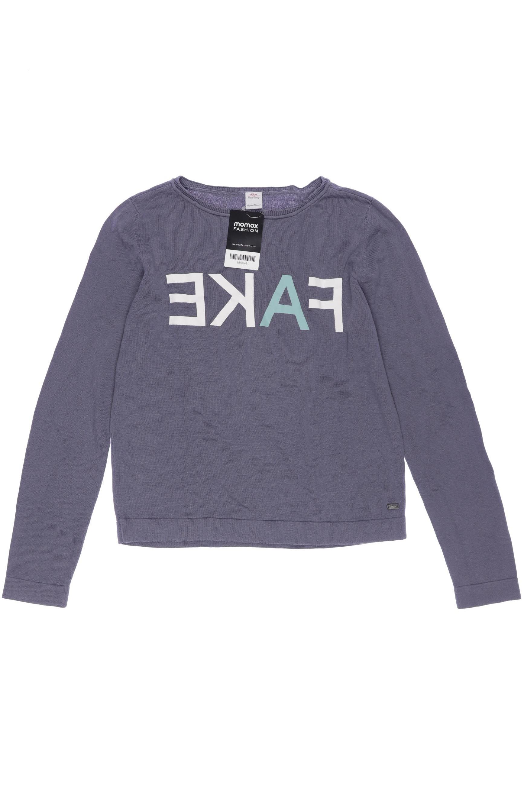 

s.Oliver Damen Pullover, blau, Gr. 176