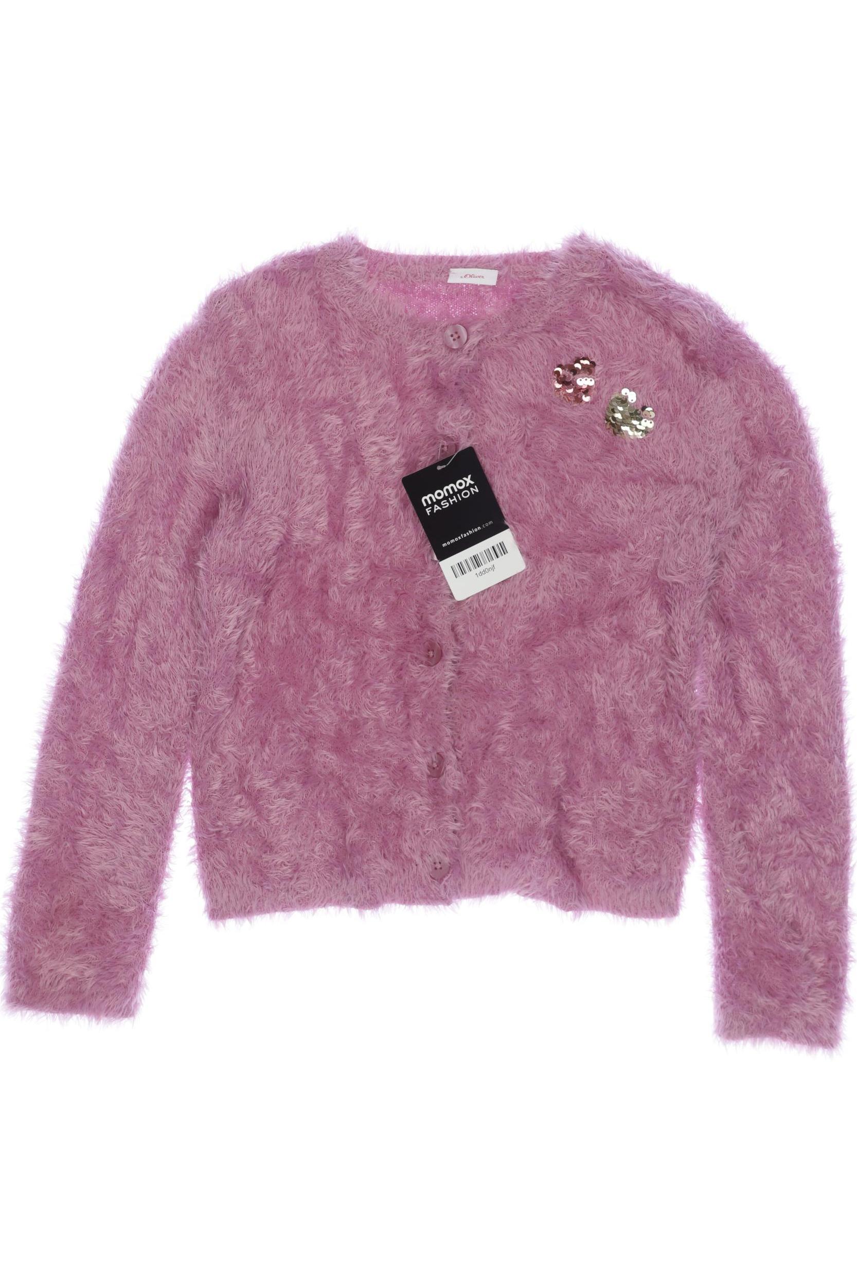 

s.Oliver Damen Strickjacke, pink, Gr. 128