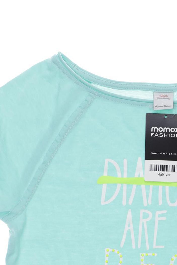 Thumbnail - s.Oliver Mädchen T-Shirt, türkis, Gr. 176