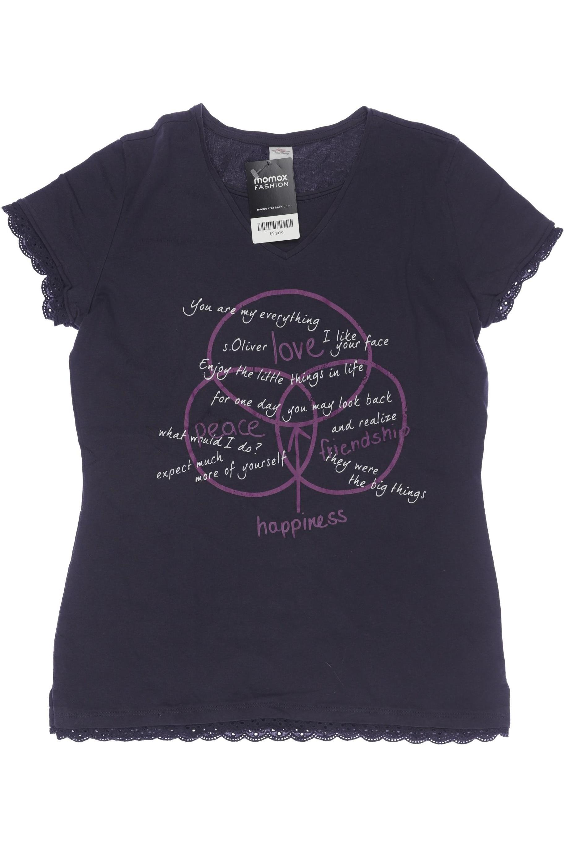 

s.Oliver Damen T-Shirt, marineblau, Gr. 164