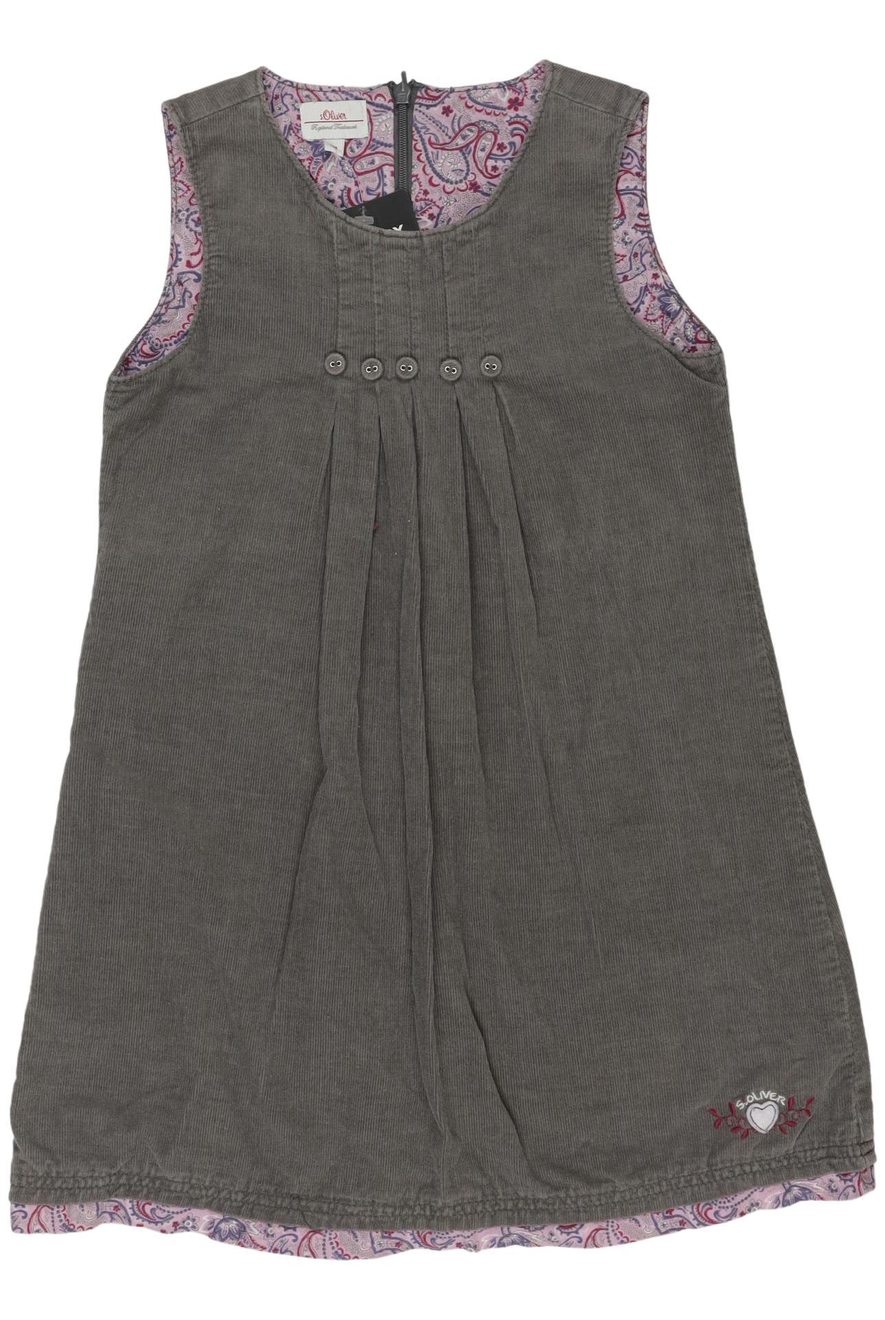 

s.Oliver Mädchen Kleid, grau, Gr. 128