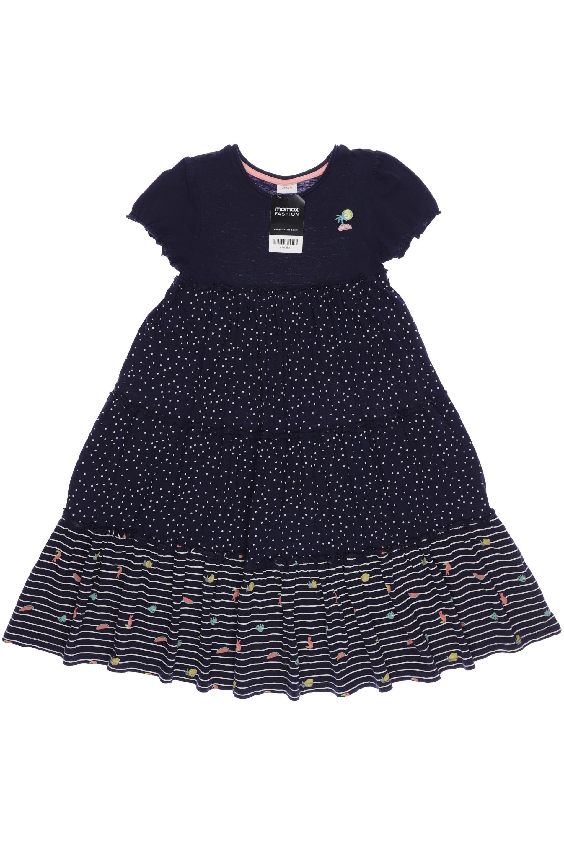 

s.Oliver Mädchen Kleid, marineblau, Gr. 128