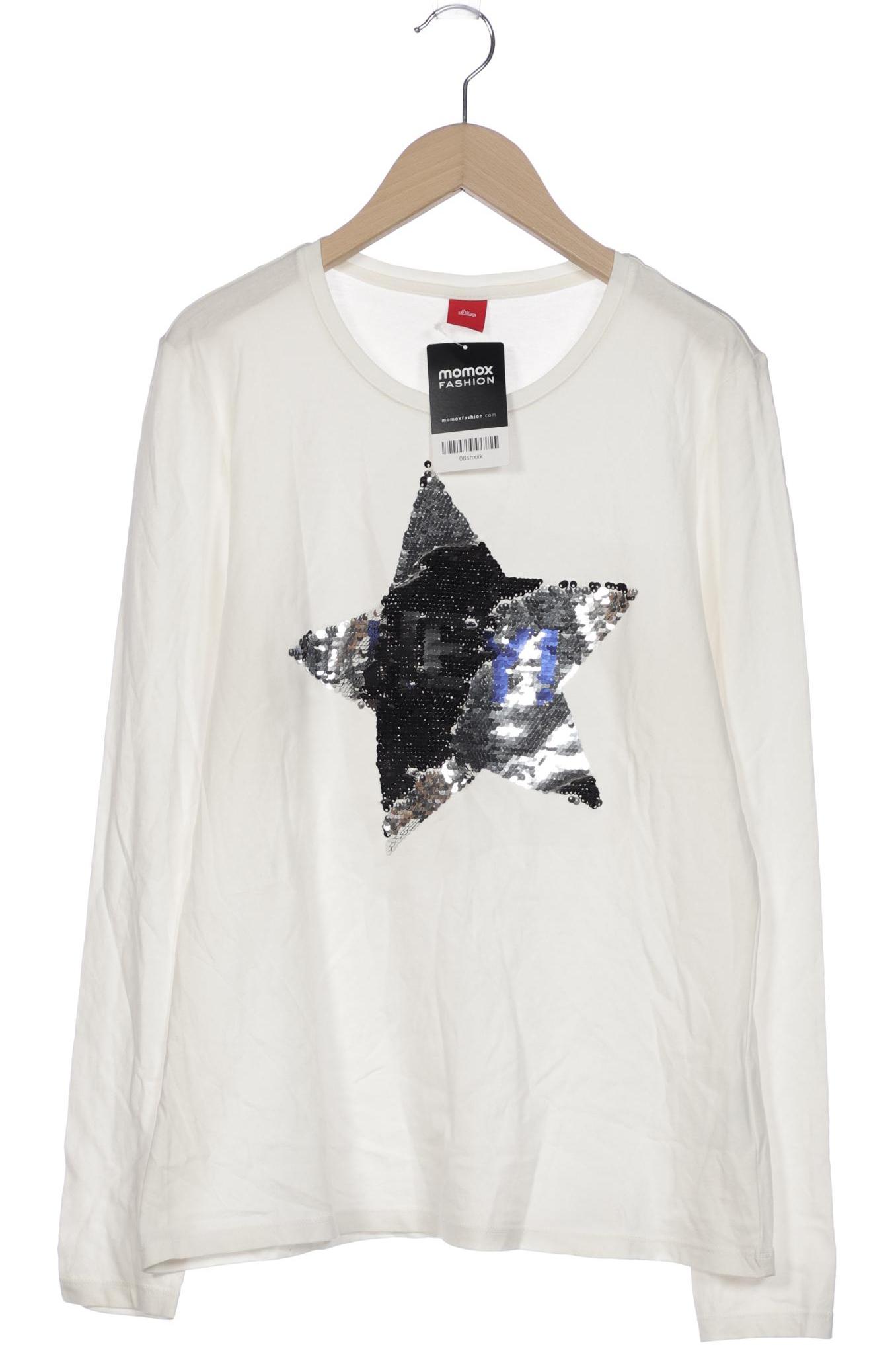 

s.Oliver Mädchen Langarmshirt, weiß