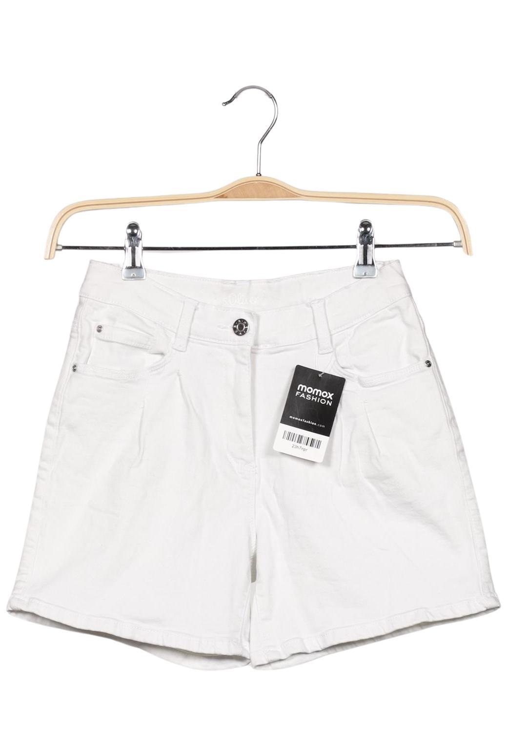 

s.Oliver Damen Shorts, weiß, Gr. 152